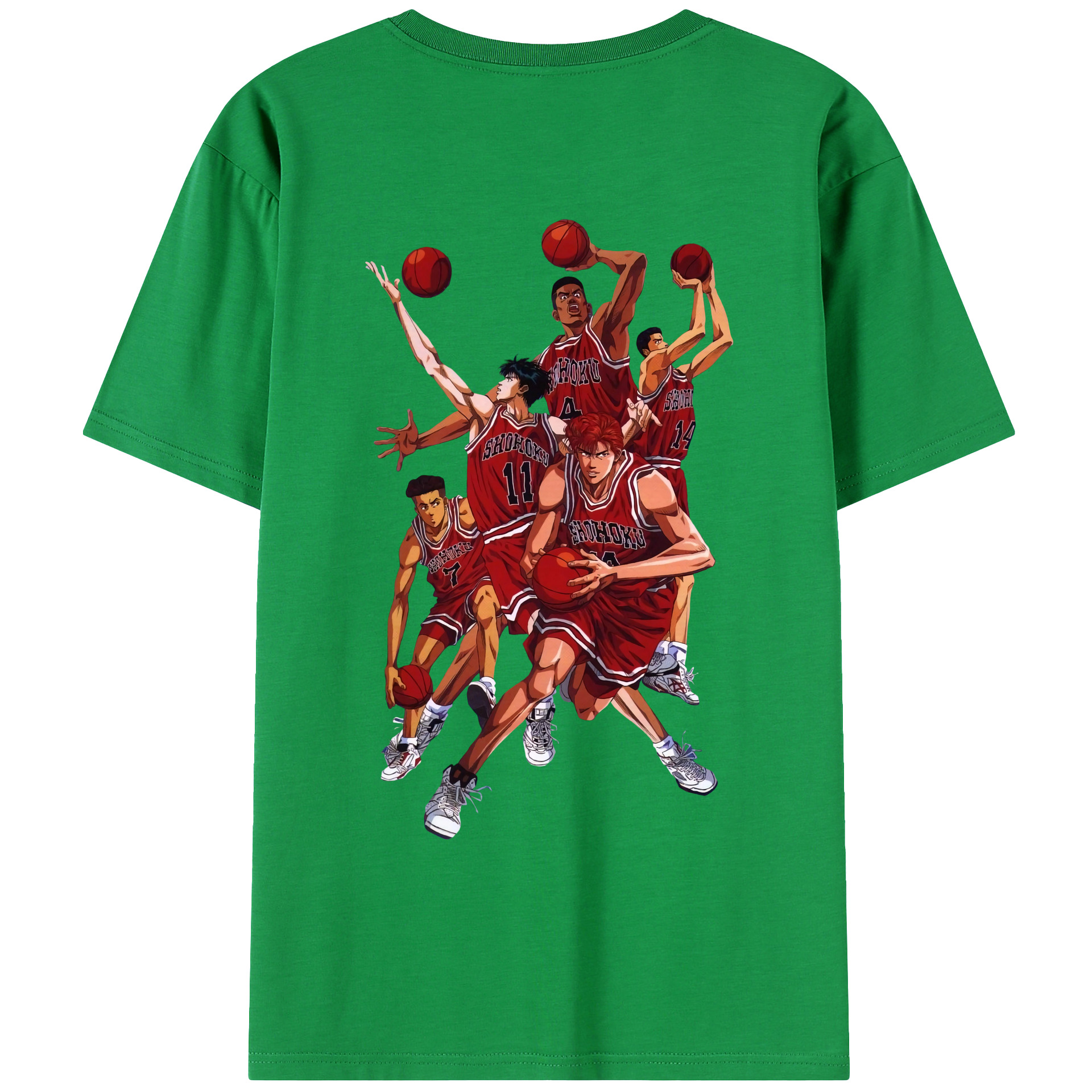 SLAM DUNK／スラムダンク レディース半袖Tシャツ(バックプリント)