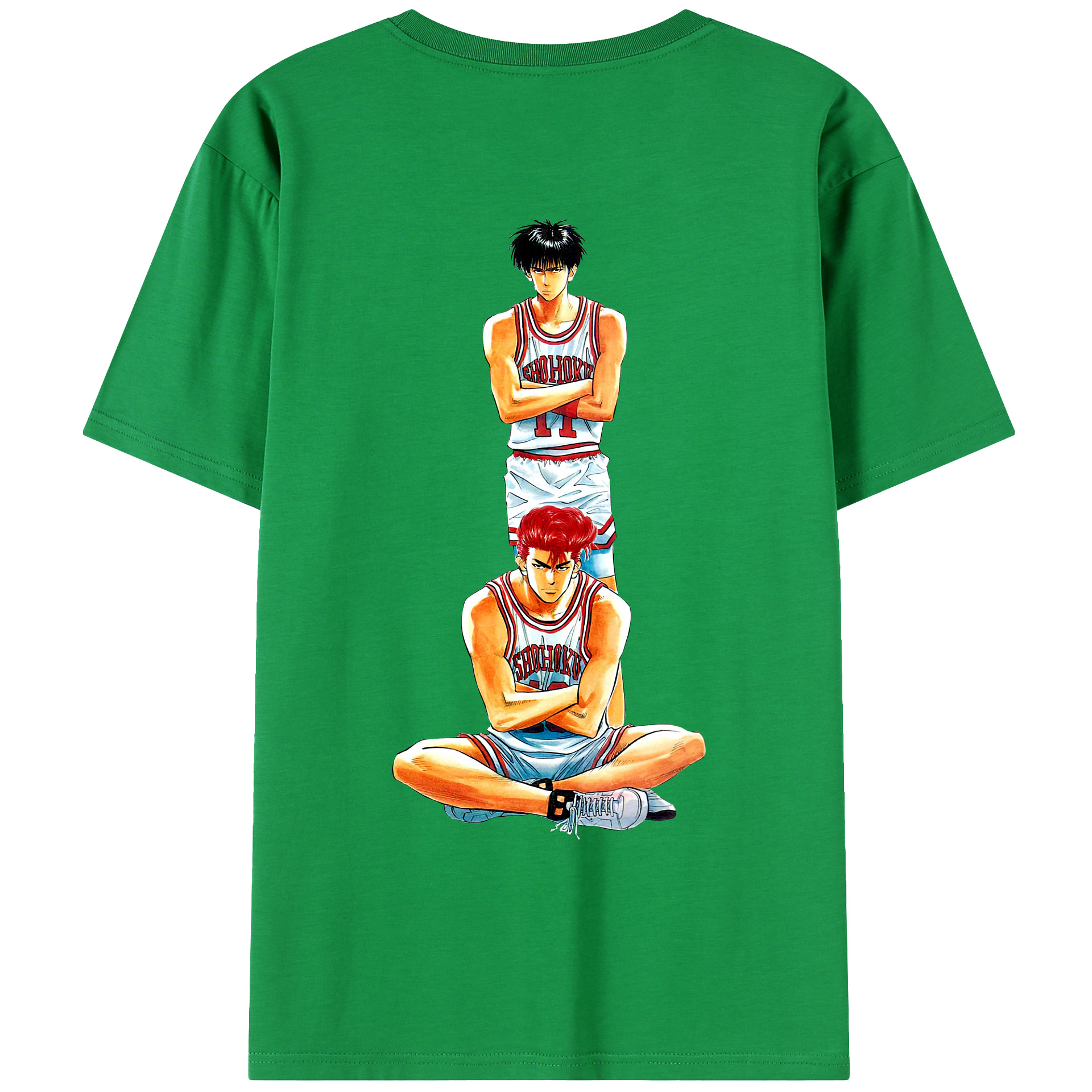 SLAM DUNK／スラムダンク レディース半袖Tシャツ(バックプリント)