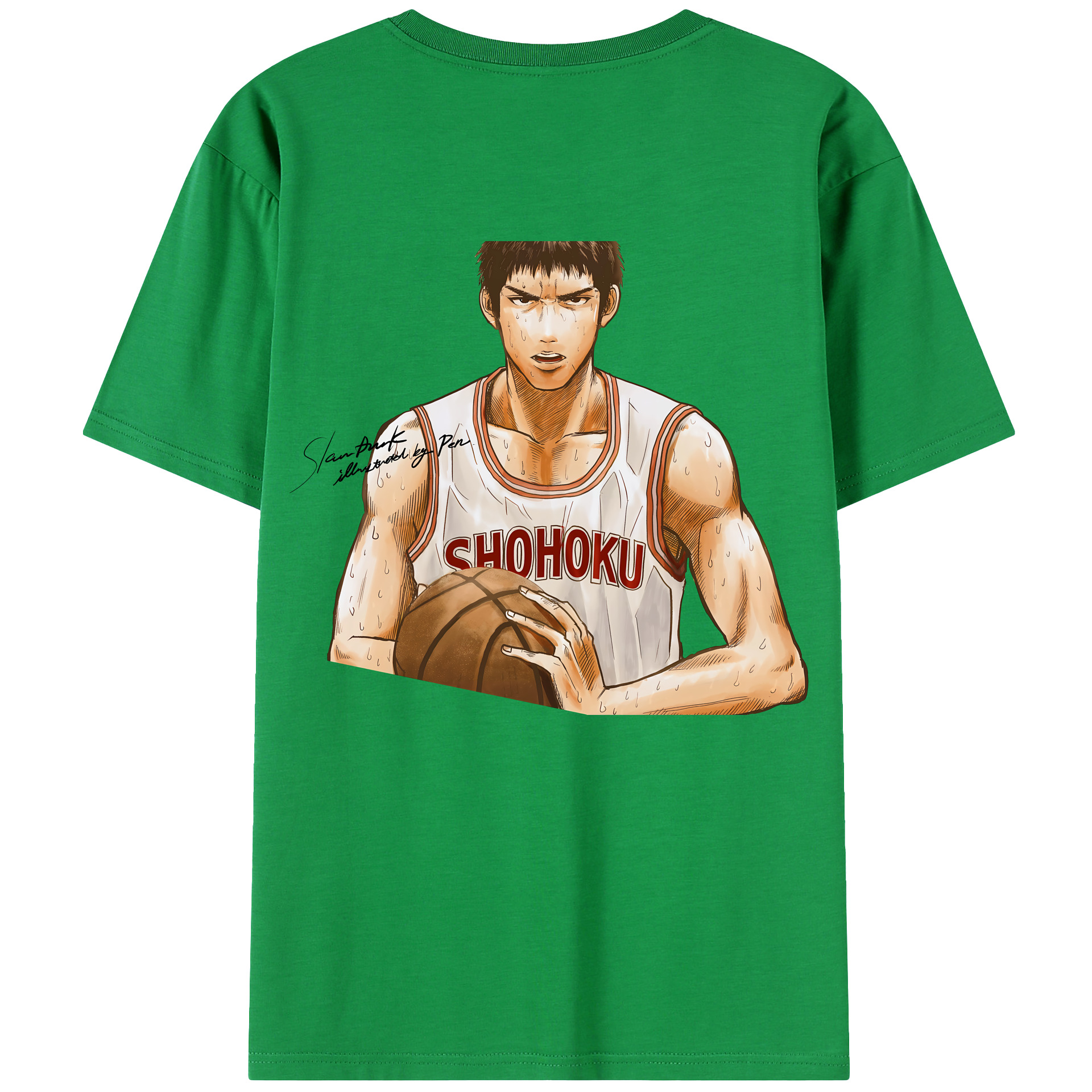 （画像用） SLAM DUNK／スラムダンク レディース半袖Tシャツ(バックプリント)
