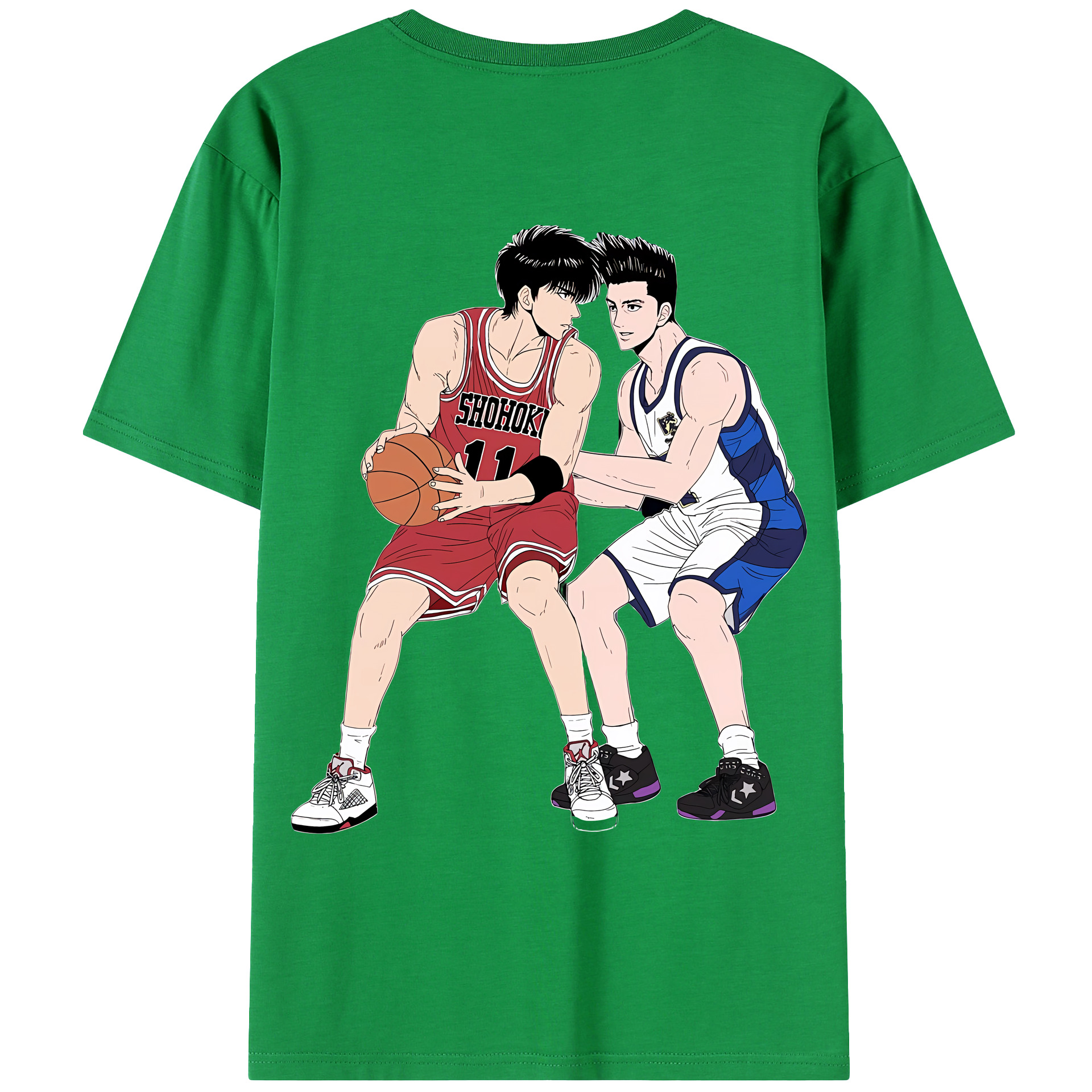 SLAM DUNK／スラムダンク レディース半袖Tシャツ(バックプリント)