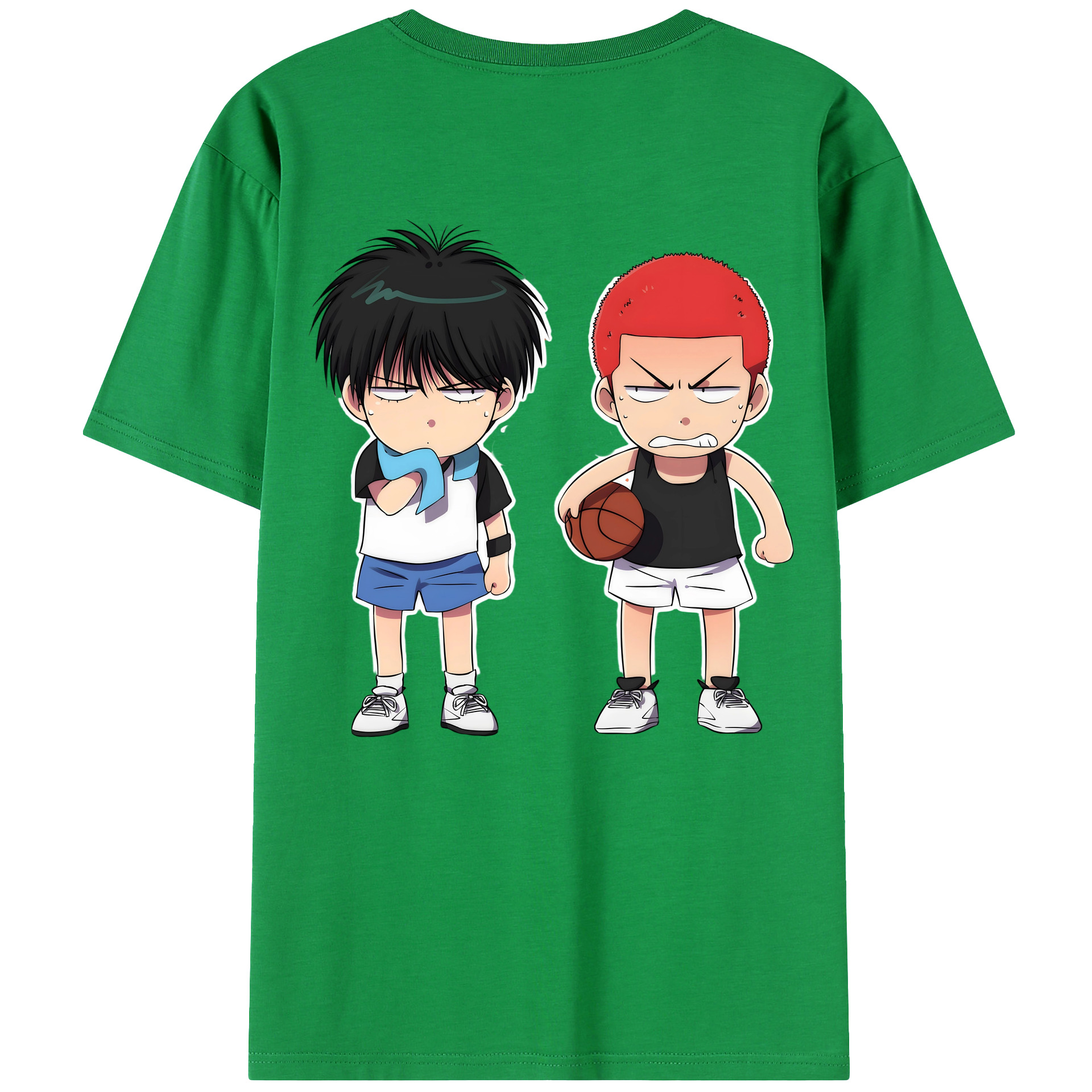 SLAM DUNK／スラムダンク レディース半袖Tシャツ(バックプリント)
