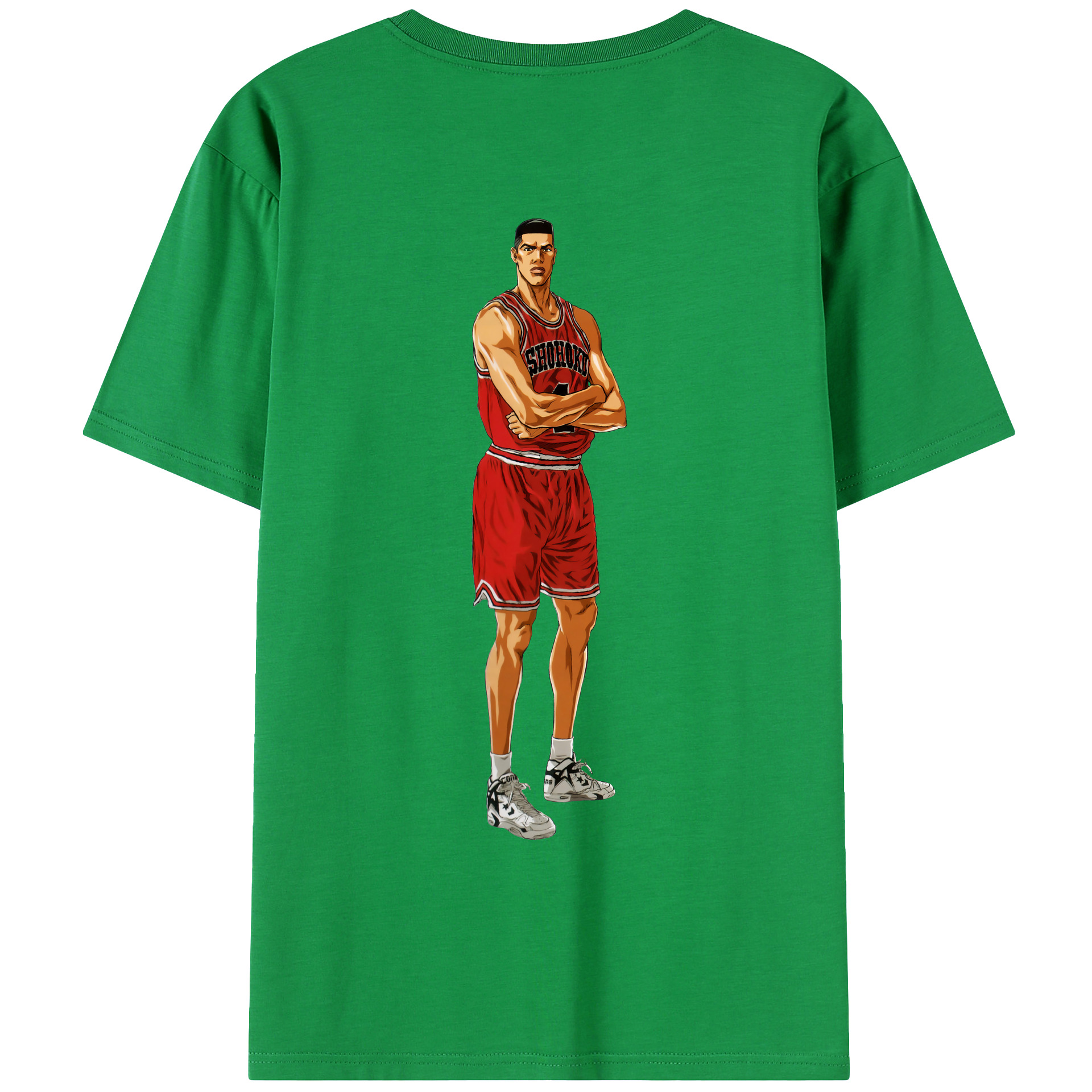 SLAM DUNK／スラムダンク レディース半袖Tシャツ(バックプリント)
