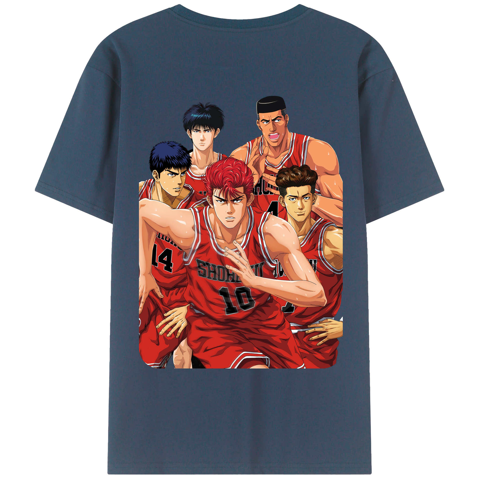 SLAM DUNK／スラムダンク レディース半袖Tシャツ(バックプリント)