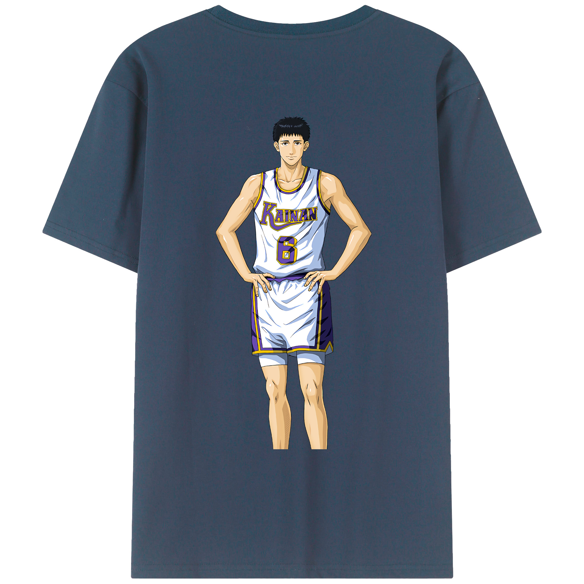 SLAM DUNK／スラムダンク レディース半袖Tシャツ(バックプリント)
