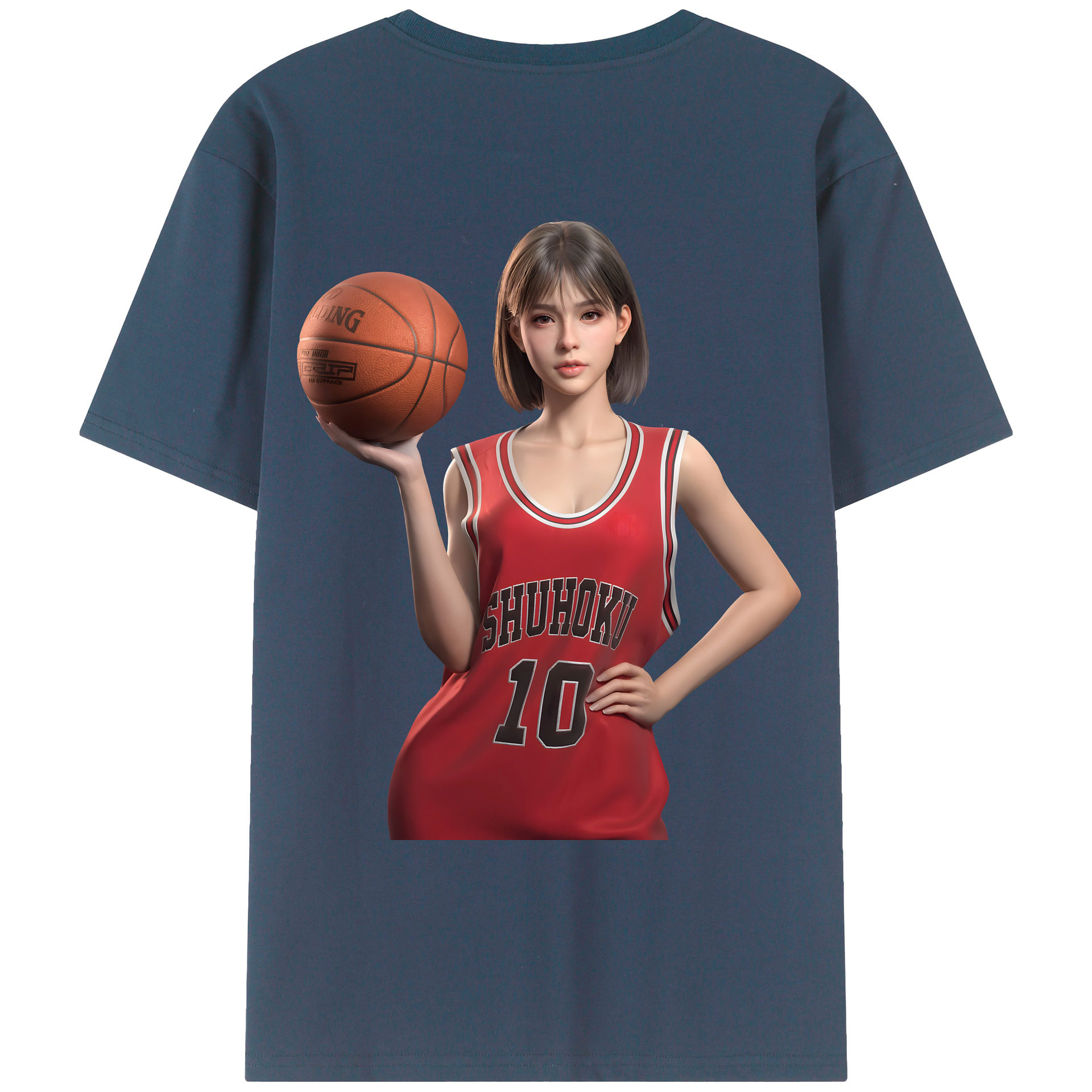 （画像用） SLAM DUNK／スラムダンク レディース半袖Tシャツ(バックプリント)