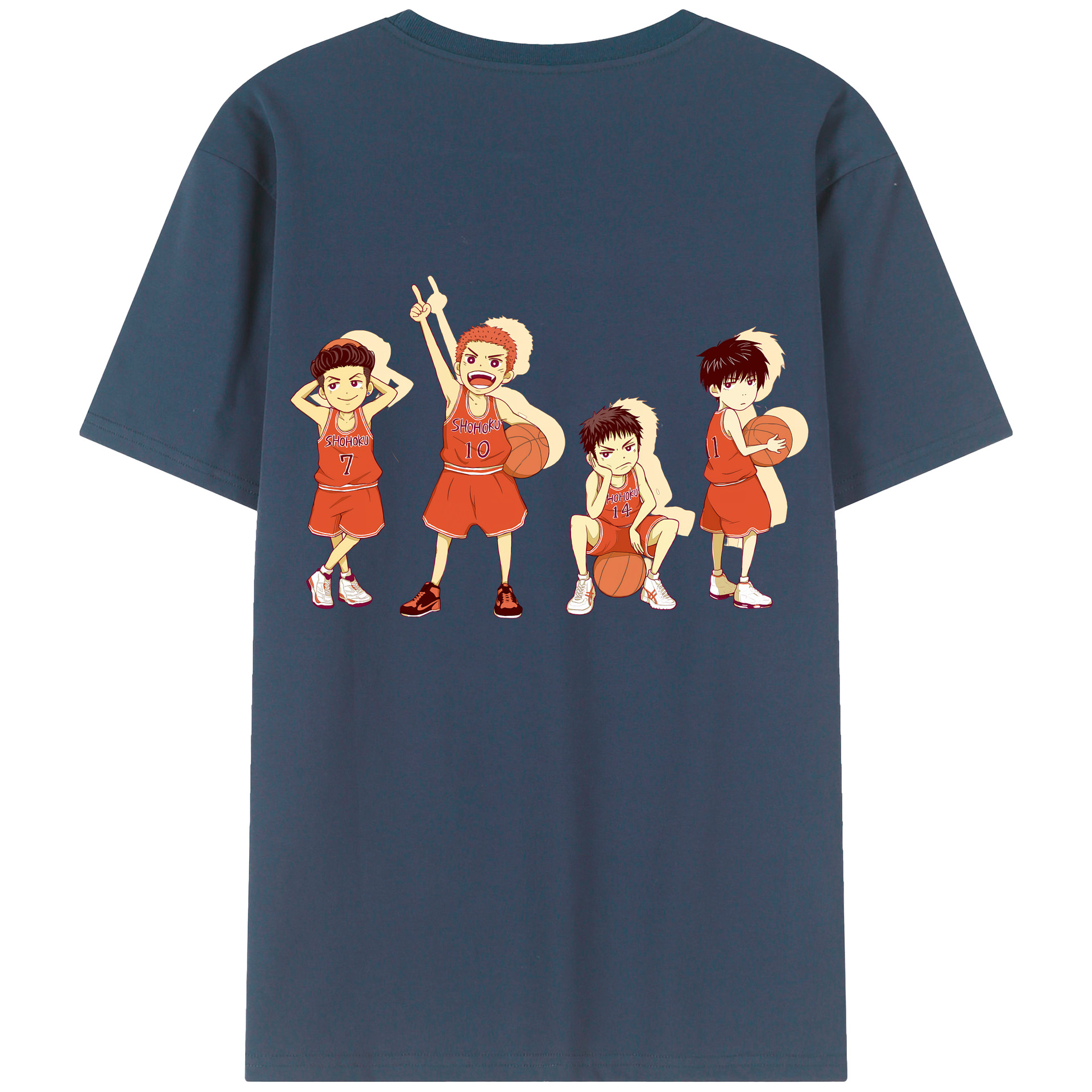 （画像用） SLAM DUNK／スラムダンク レディース半袖Tシャツ(バックプリント)