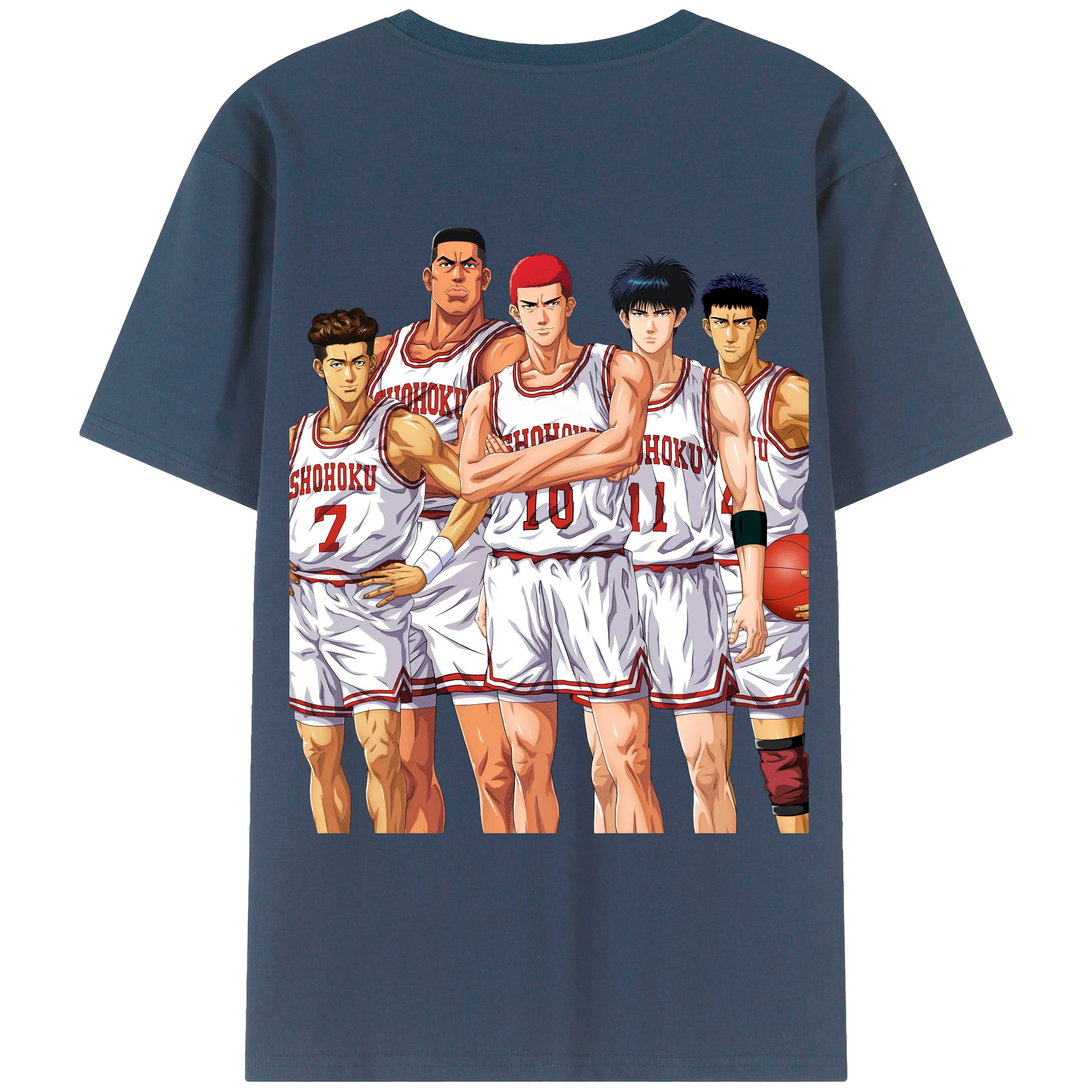 SLAM DUNK／スラムダンク レディース半袖Tシャツ(バックプリント)