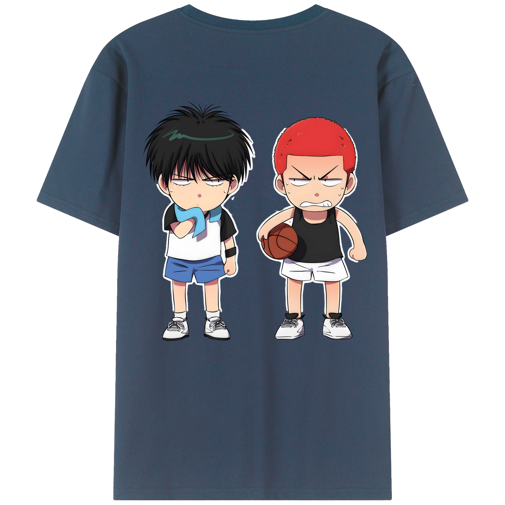 SLAM DUNK／スラムダンク レディース半袖Tシャツ(バックプリント)