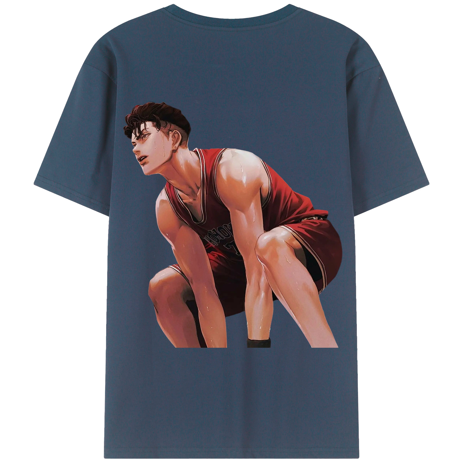 SLAM DUNK／スラムダンク レディース半袖Tシャツ(バックプリント)