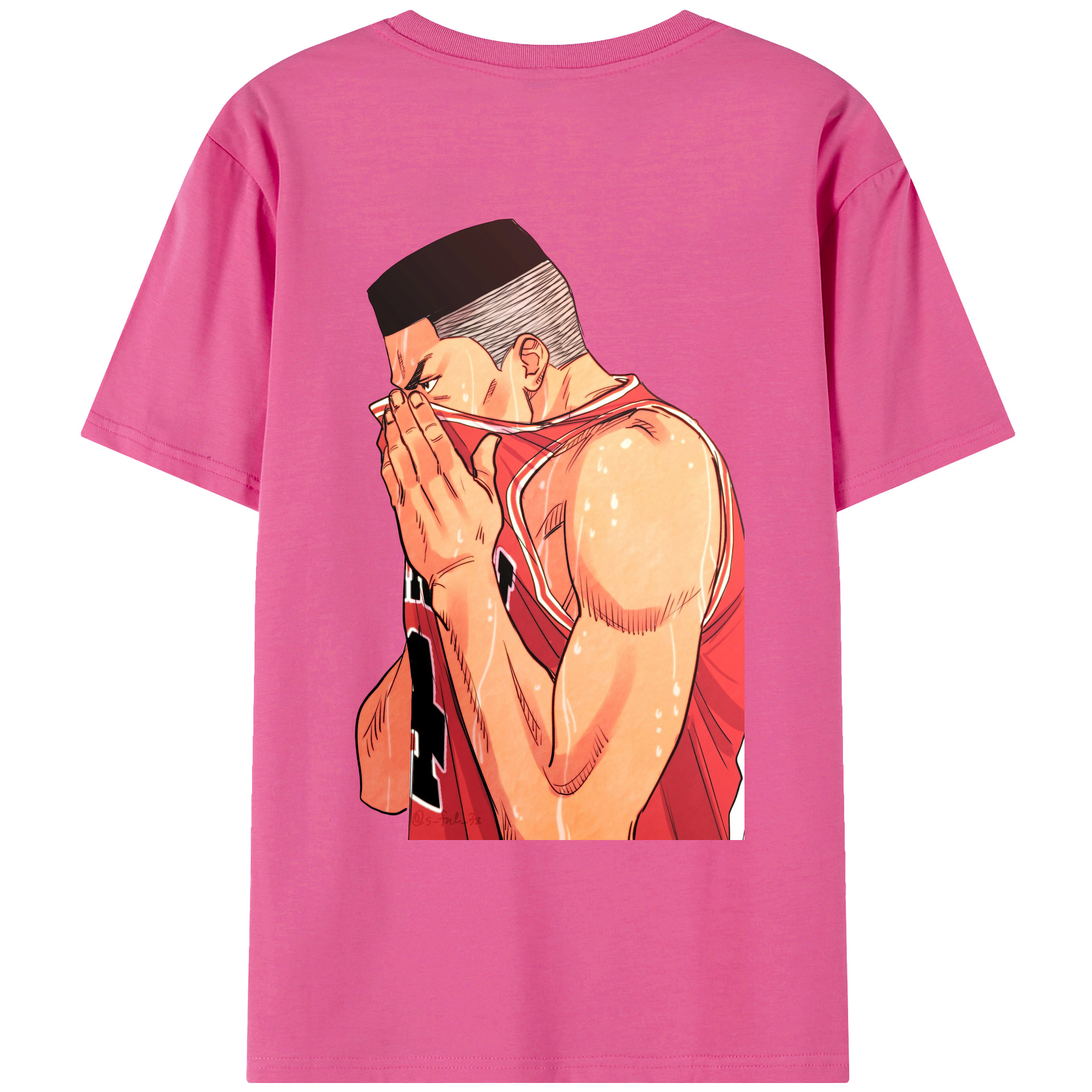 SLAM DUNK／スラムダンク レディース半袖Tシャツ(バックプリント)