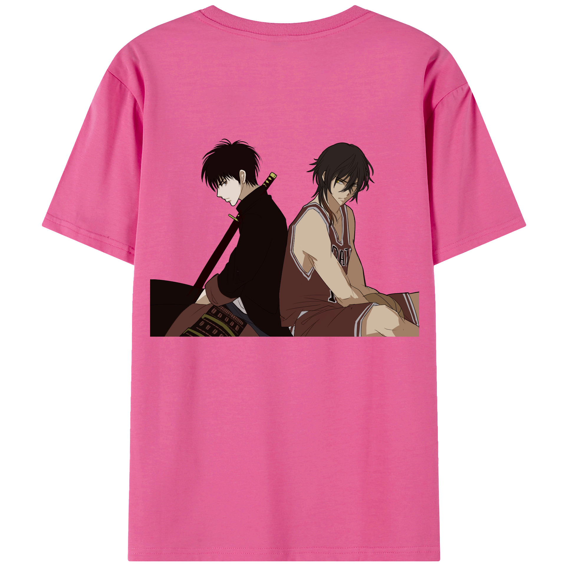 SLAM DUNK／スラムダンク レディース半袖Tシャツ(バックプリント)