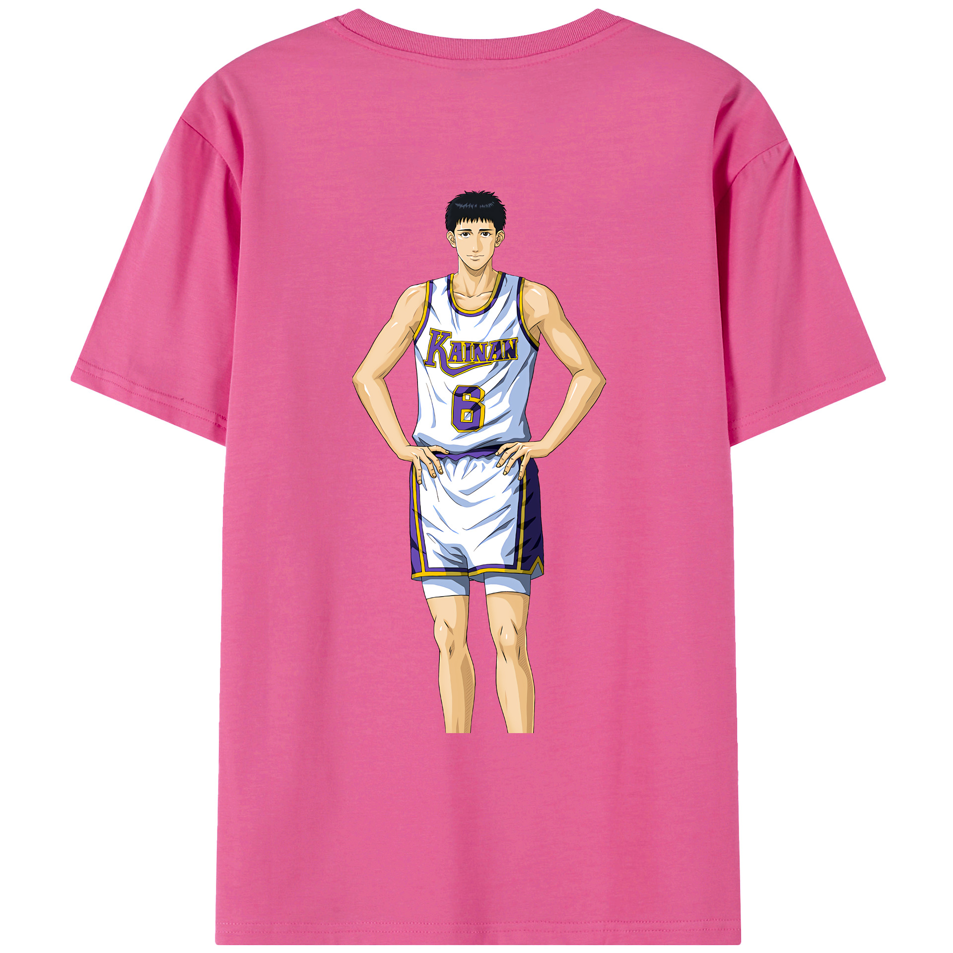 SLAM DUNK／スラムダンク レディース半袖Tシャツ(バックプリント)