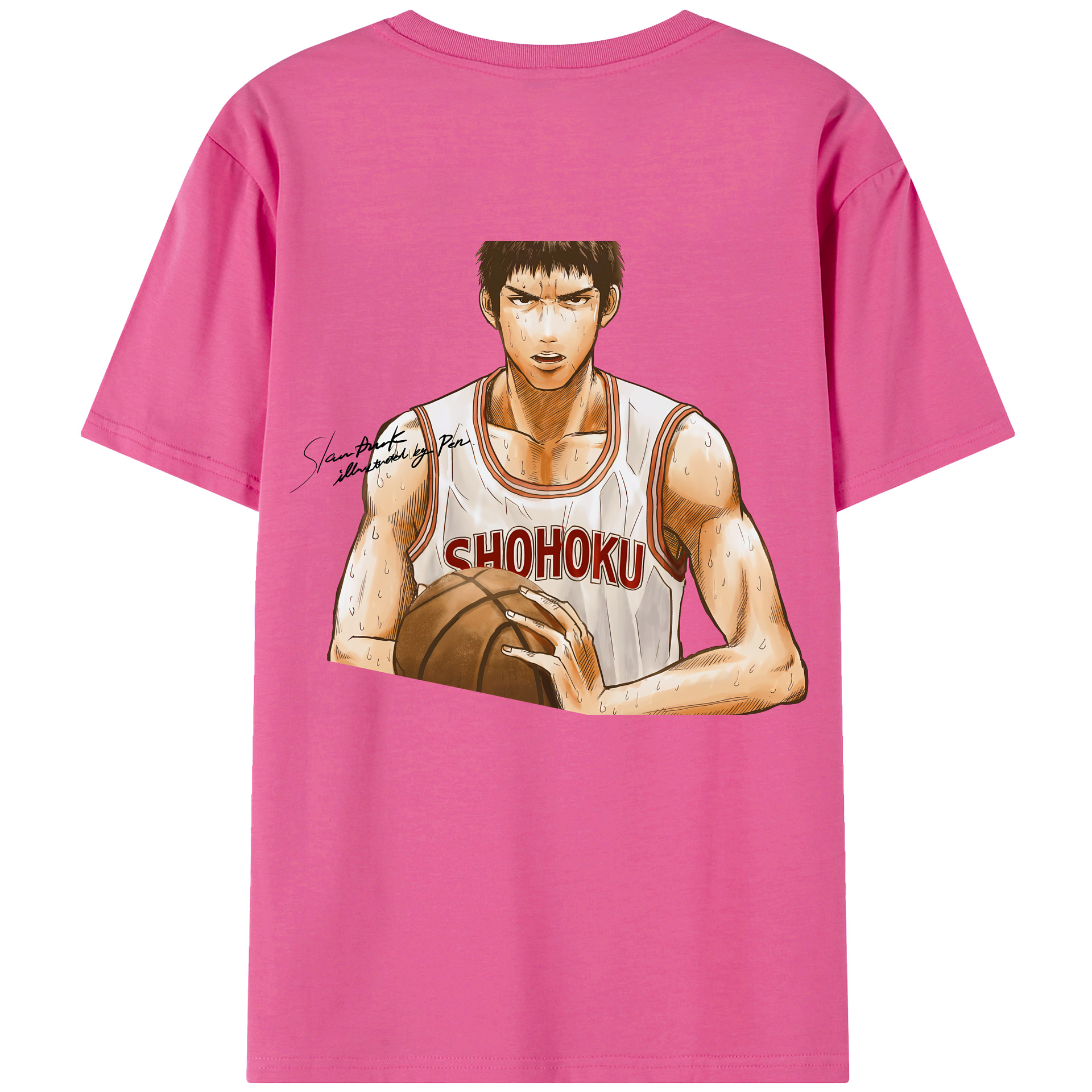 （画像用） SLAM DUNK／スラムダンク レディース半袖Tシャツ(バックプリント)