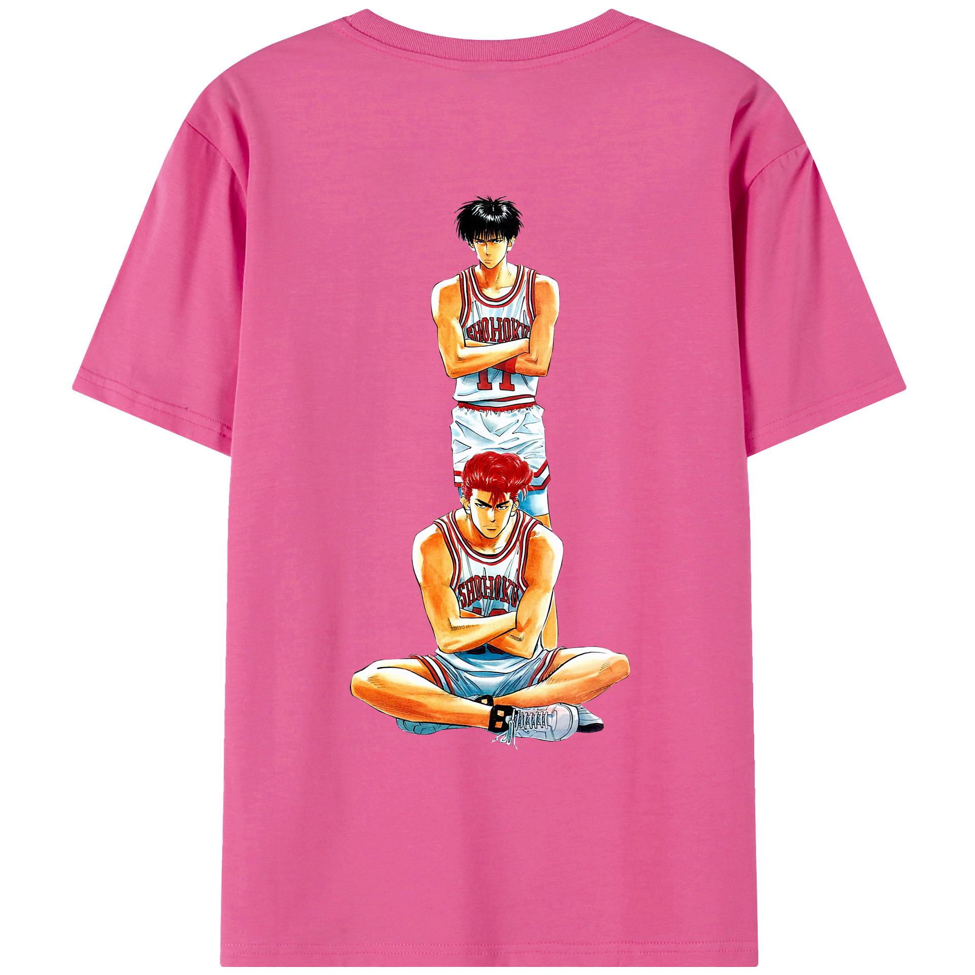 SLAM DUNK／スラムダンク レディース半袖Tシャツ(バックプリント)