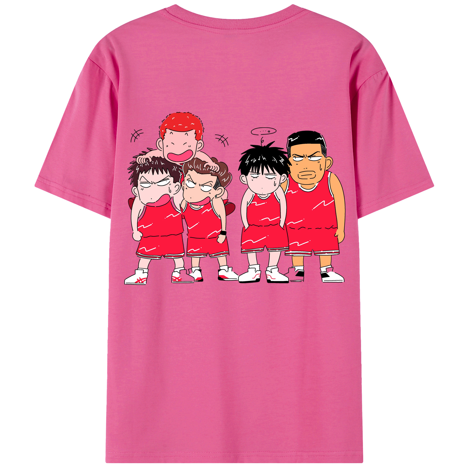 SLAM DUNK／スラムダンク レディース半袖Tシャツ(バックプリント)