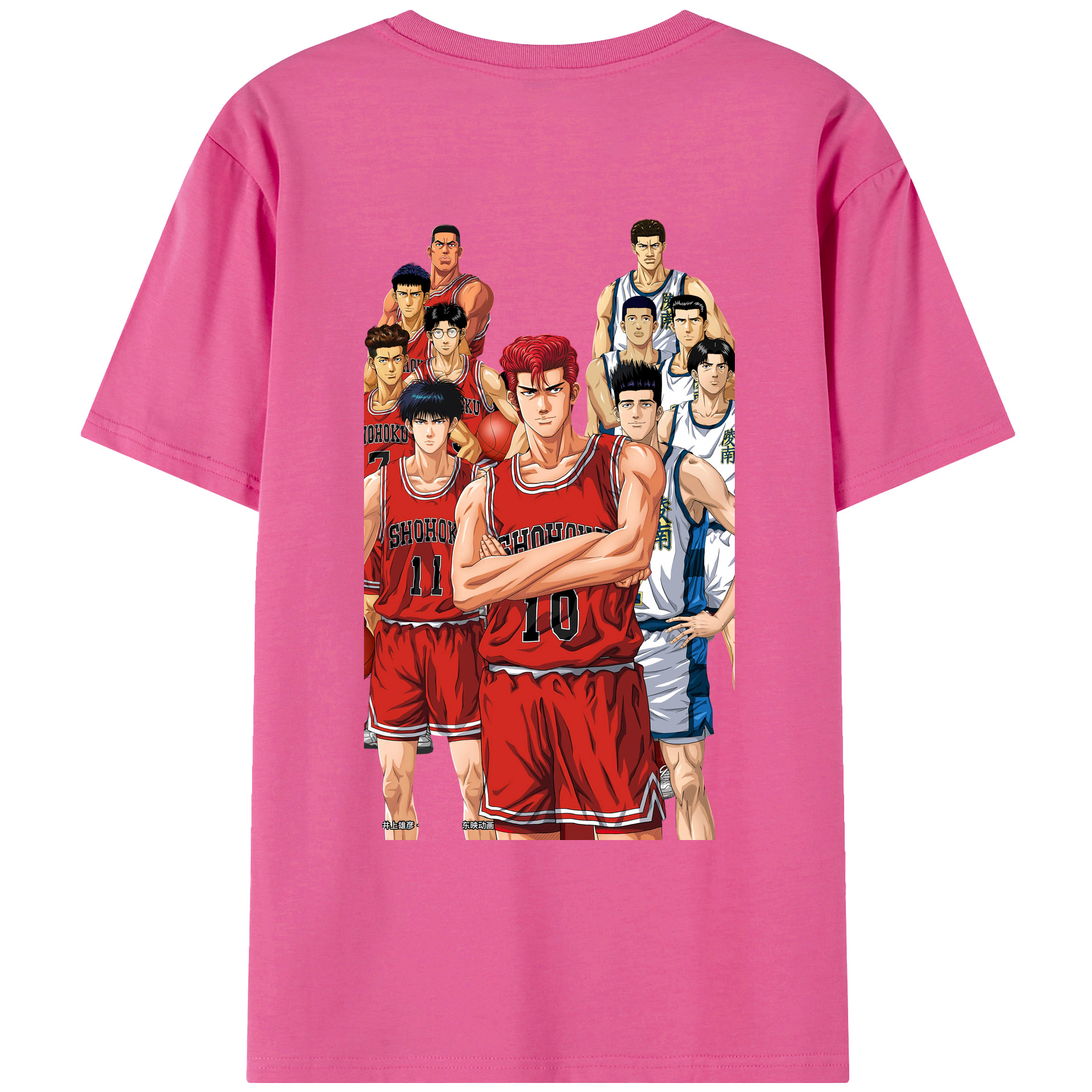SLAM DUNK／スラムダンク レディース半袖Tシャツ(バックプリント)