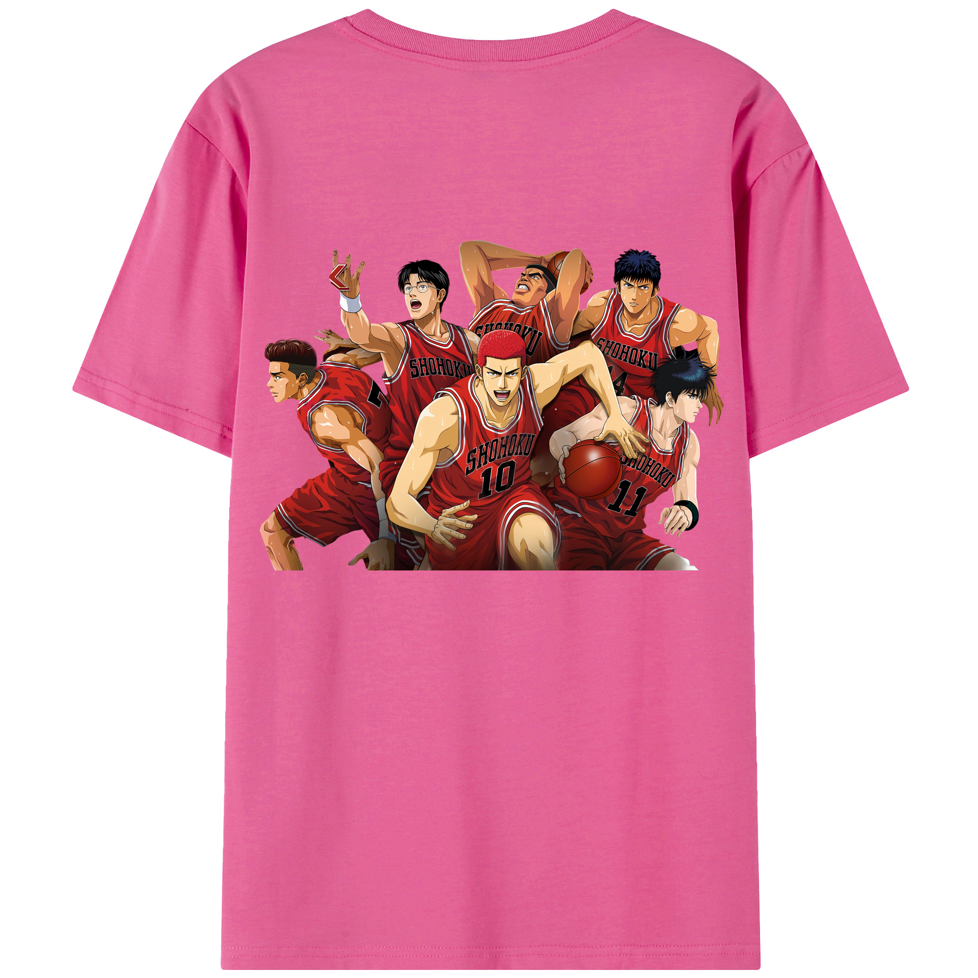 SLAM DUNK／スラムダンク レディース半袖Tシャツ(バックプリント)