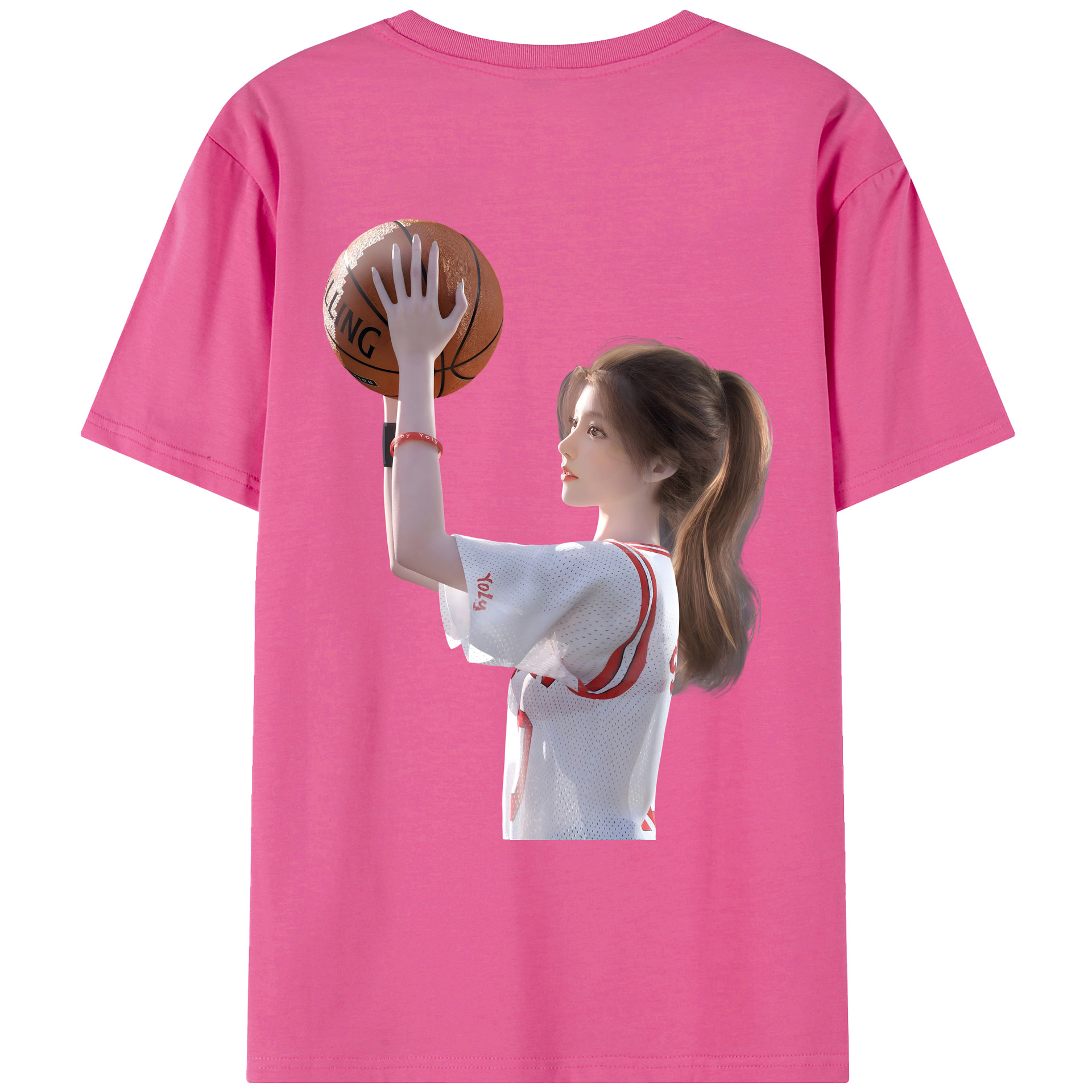 SLAM DUNK／スラムダンク レディース半袖Tシャツ(バックプリント)