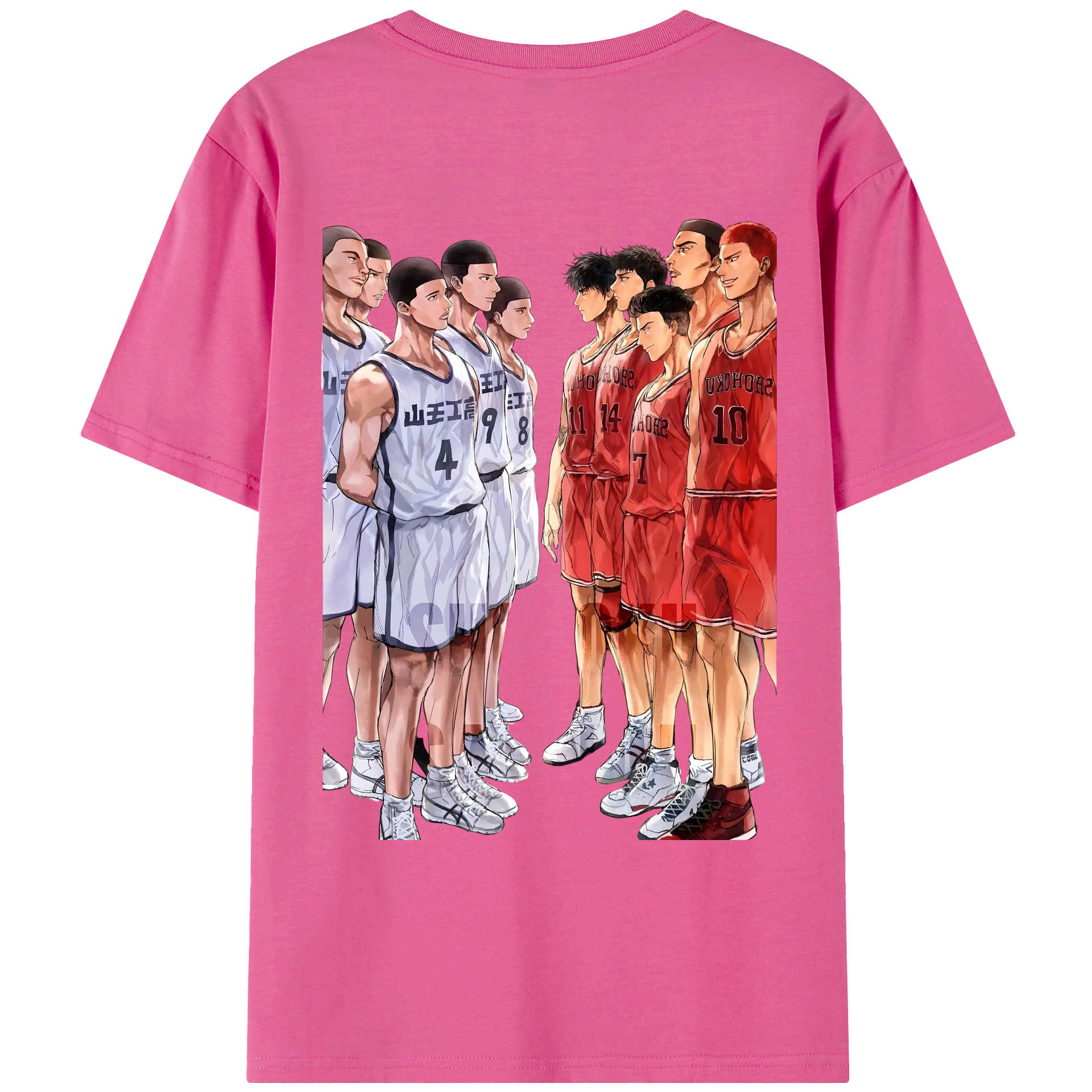 SLAM DUNK／スラムダンク レディース半袖Tシャツ(バックプリント)