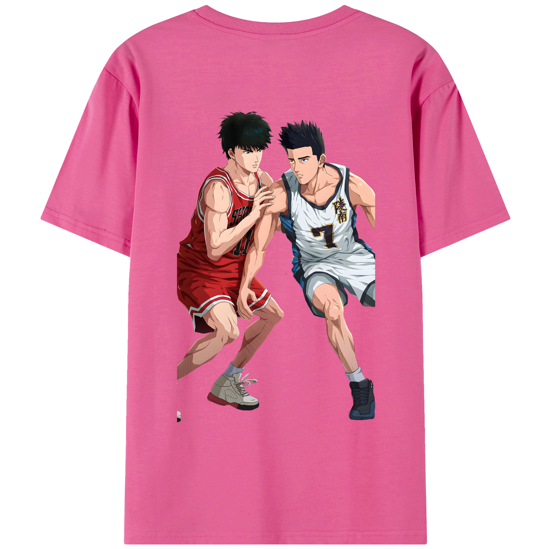 SLAM DUNK／スラムダンク レディース半袖Tシャツ(バックプリント)