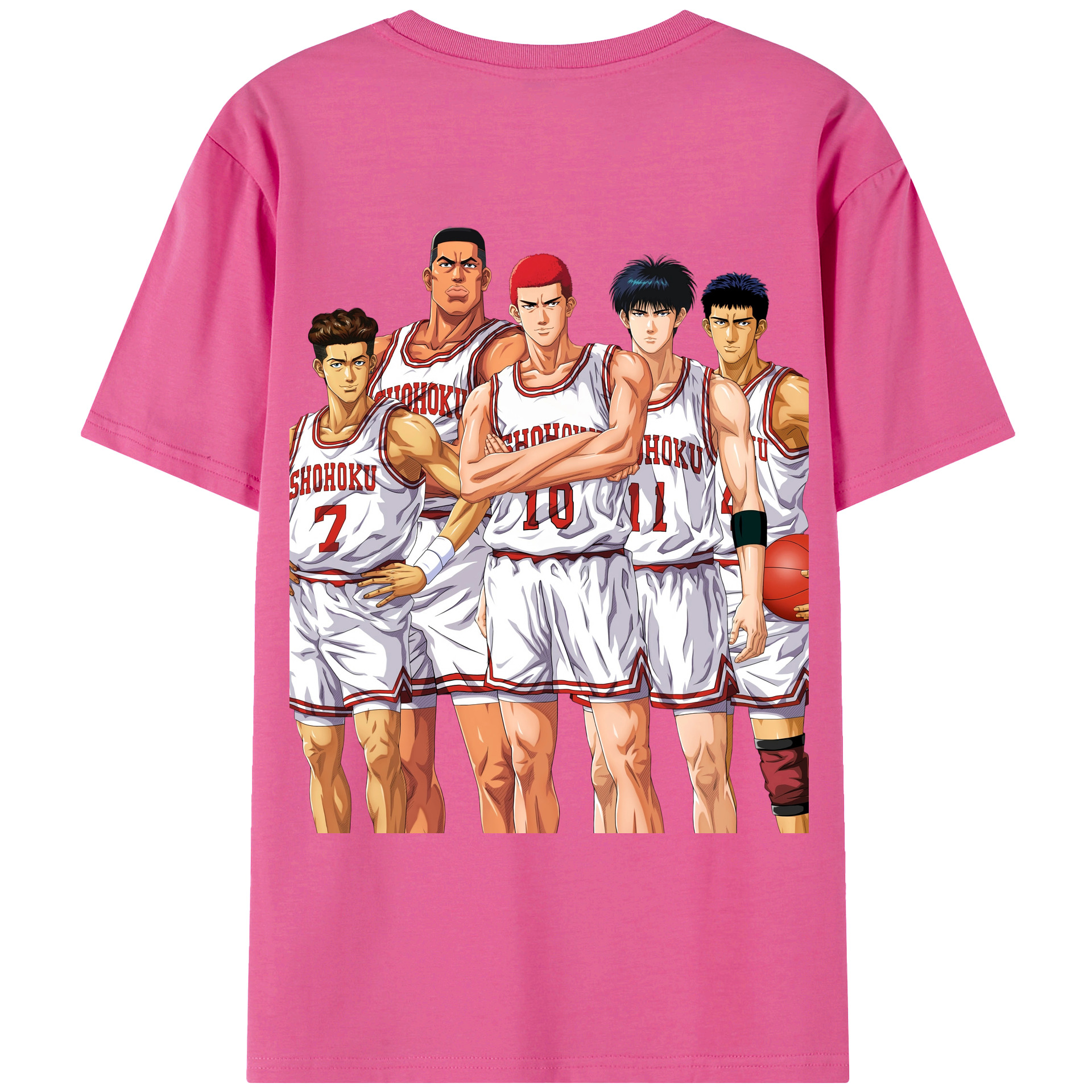 SLAM DUNK／スラムダンク レディース半袖Tシャツ(バックプリント)
