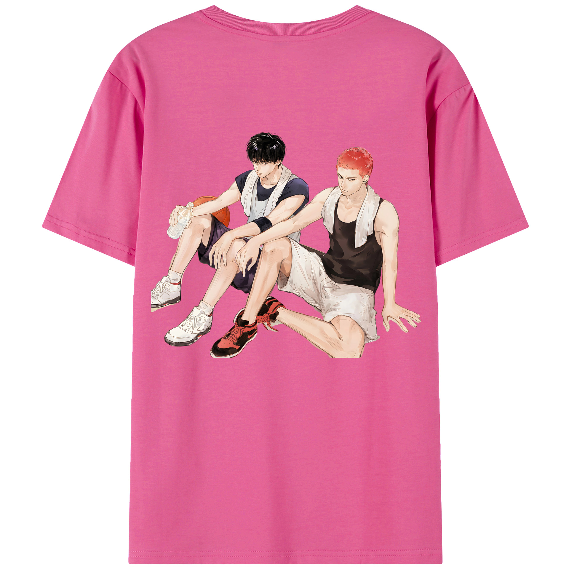 SLAM DUNK／スラムダンク レディース半袖Tシャツ(バックプリント)
