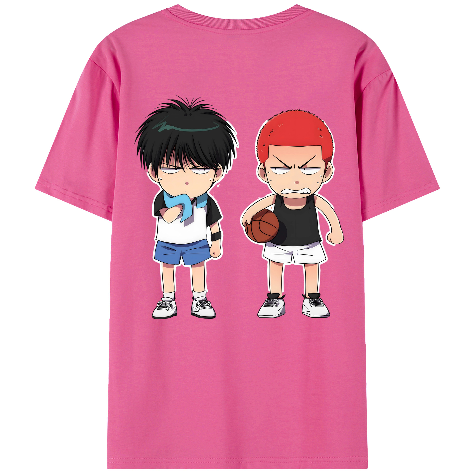 SLAM DUNK／スラムダンク レディース半袖Tシャツ(バックプリント)