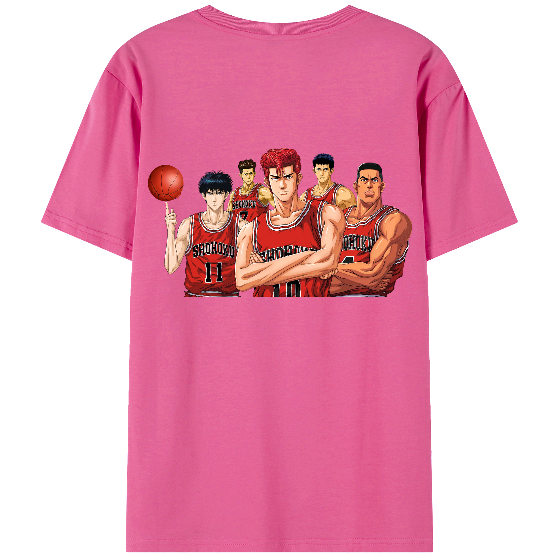 SLAM DUNK／スラムダンク レディース半袖Tシャツ(バックプリント)