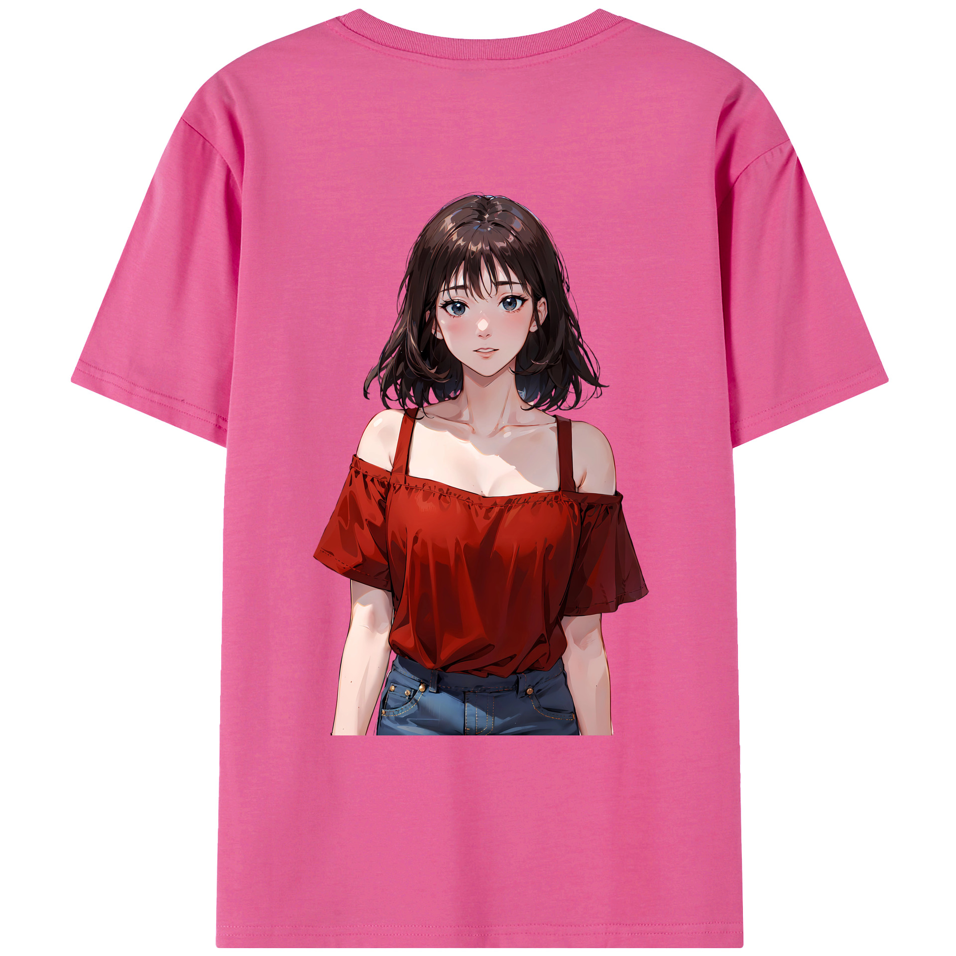 SLAM DUNK／スラムダンク レディース半袖Tシャツ(バックプリント)