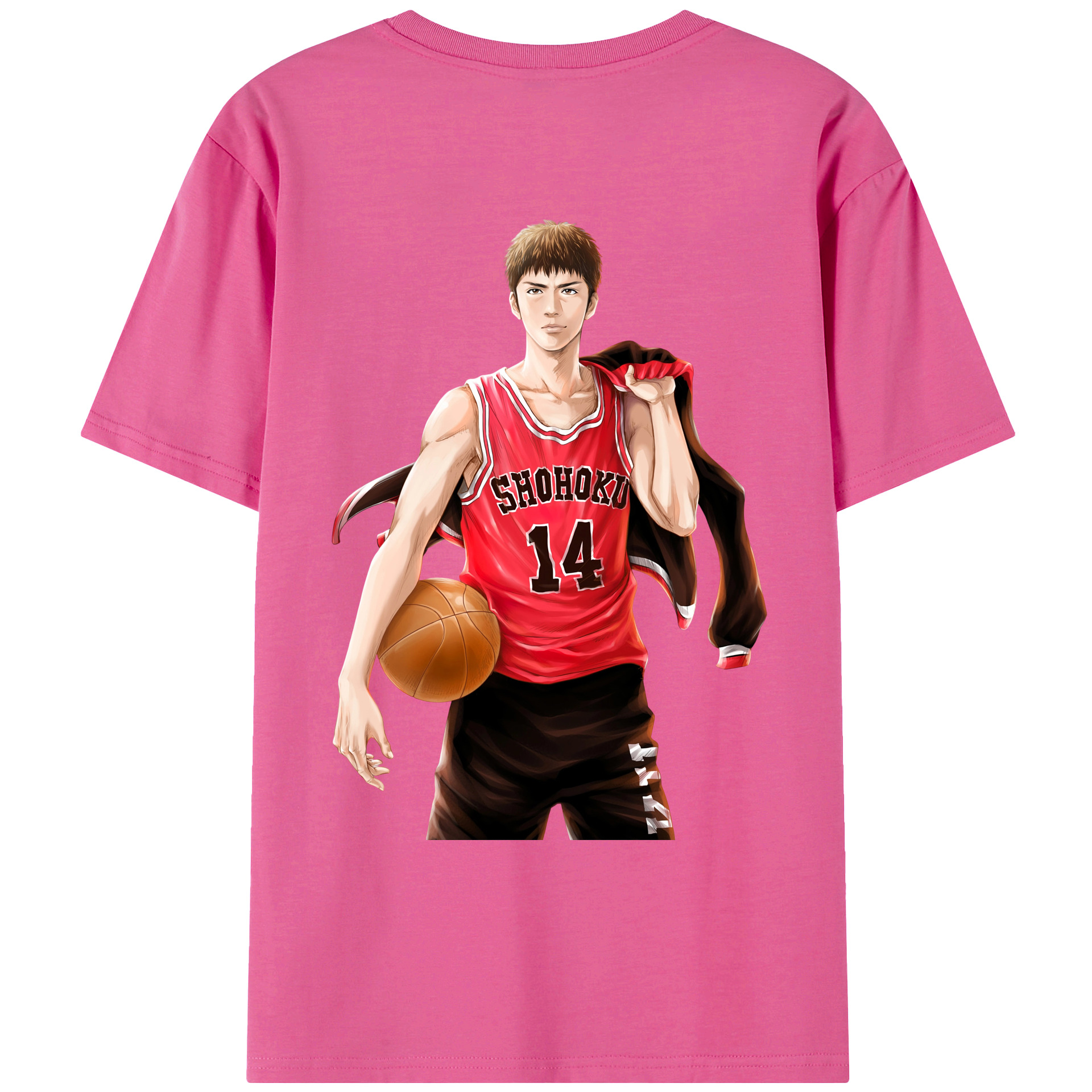 SLAM DUNK／スラムダンク レディース半袖Tシャツ(バックプリント)