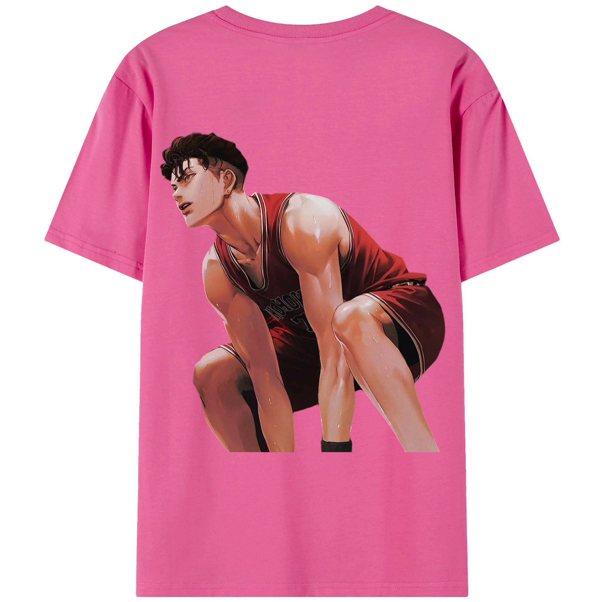 SLAM DUNK／スラムダンク レディース半袖Tシャツ(バックプリント)