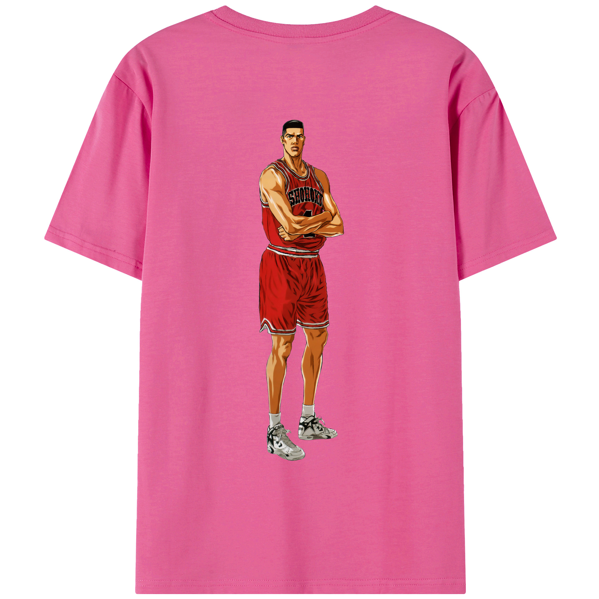 SLAM DUNK／スラムダンク レディース半袖Tシャツ(バックプリント)