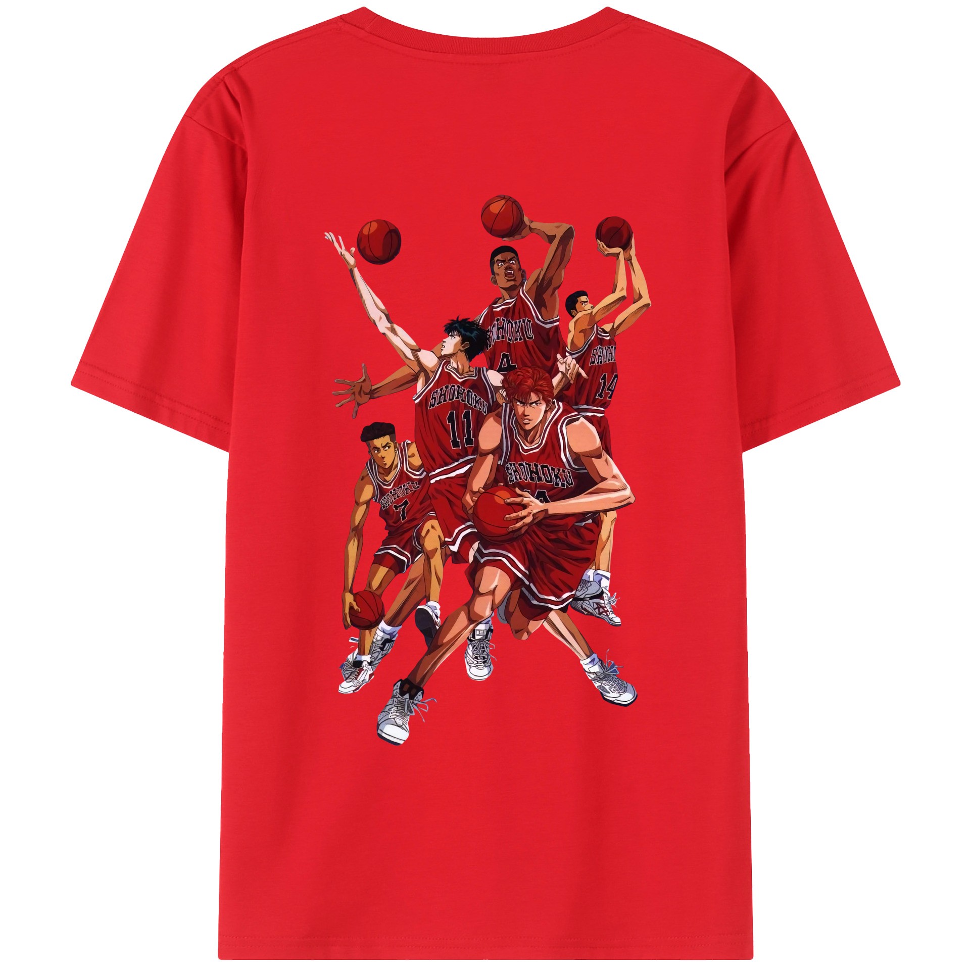 SLAM DUNK／スラムダンク レディース半袖Tシャツ(バックプリント)