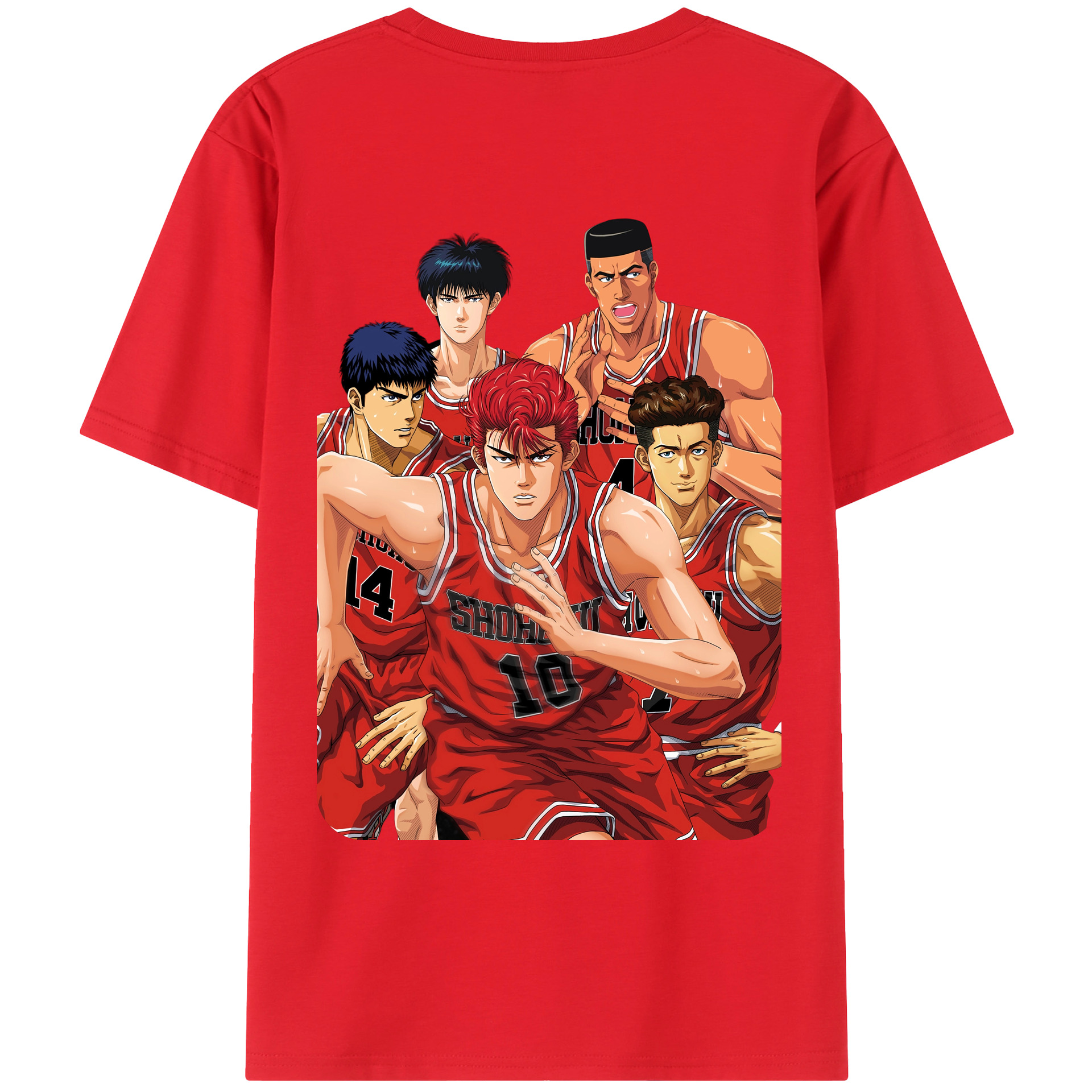 SLAM DUNK／スラムダンク レディース半袖Tシャツ(バックプリント)