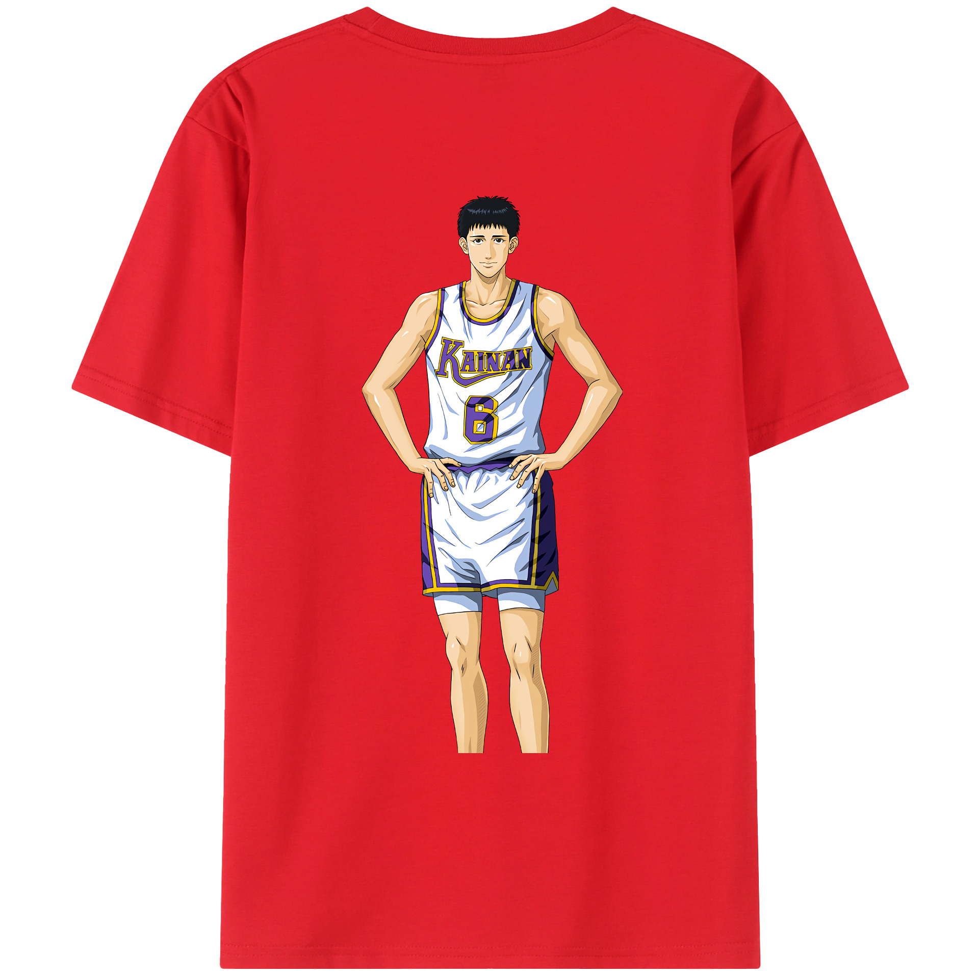 SLAM DUNK／スラムダンク レディース半袖Tシャツ(バックプリント)