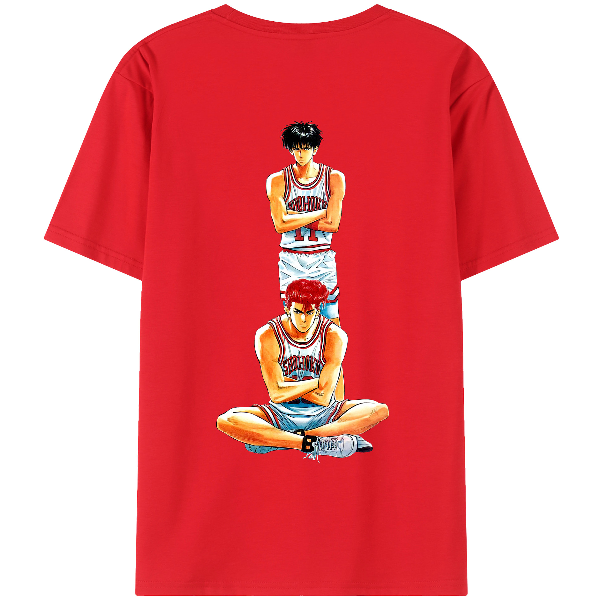 SLAM DUNK／スラムダンク レディース半袖Tシャツ(バックプリント)