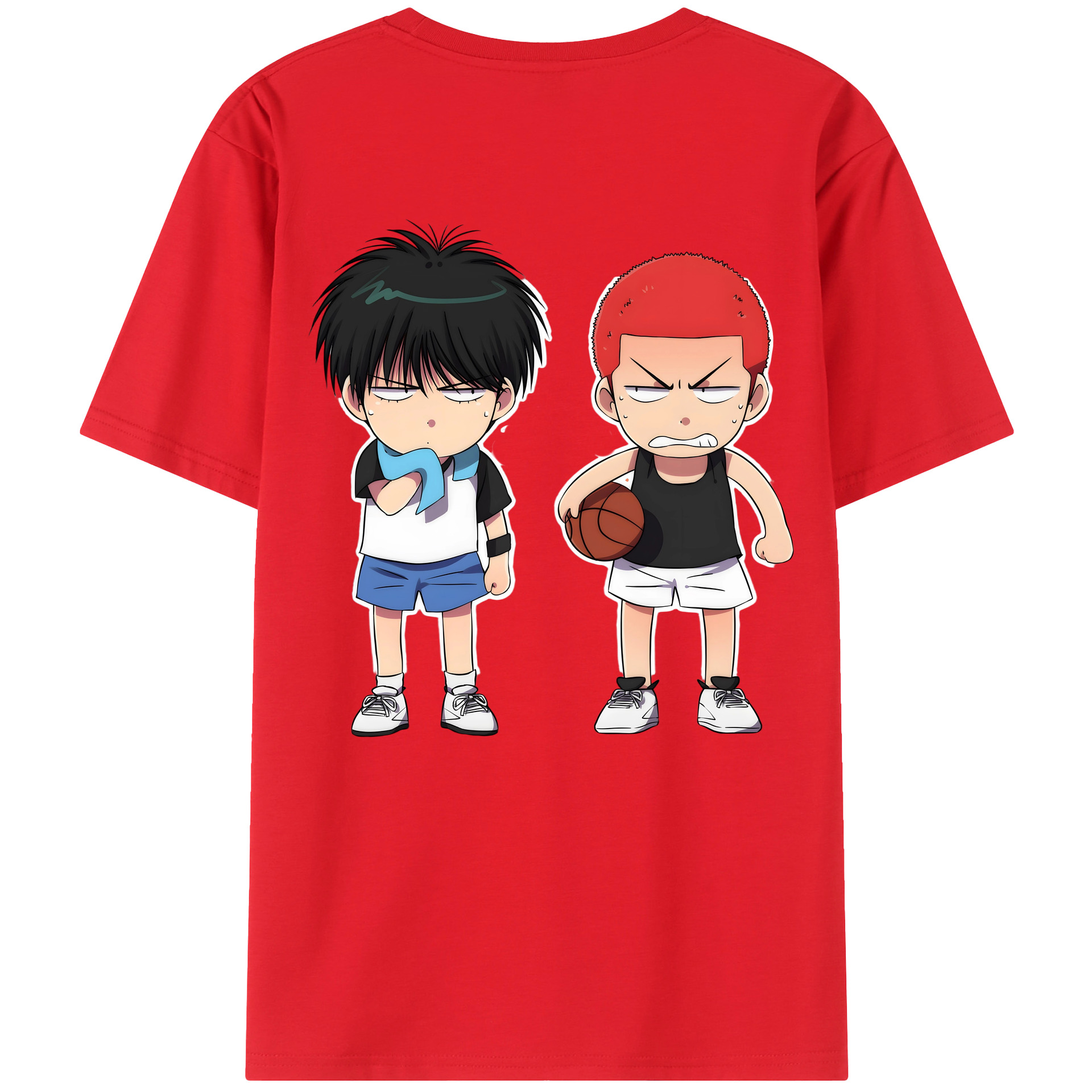 SLAM DUNK／スラムダンク レディース半袖Tシャツ(バックプリント)