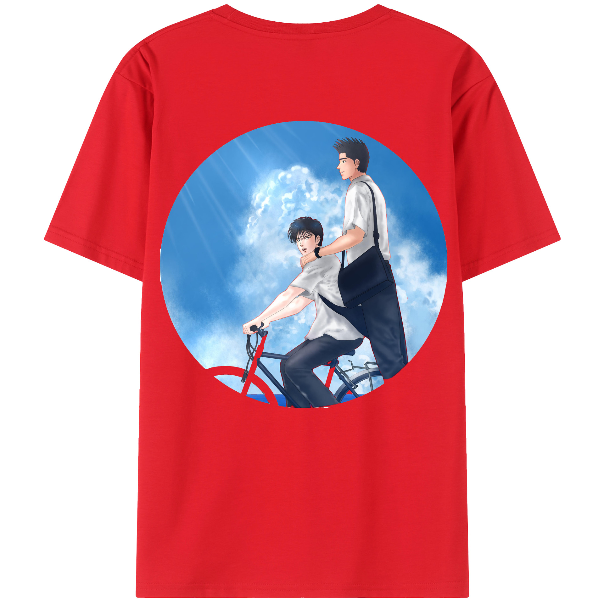 SLAM DUNK／スラムダンク レディース半袖Tシャツ(バックプリント)