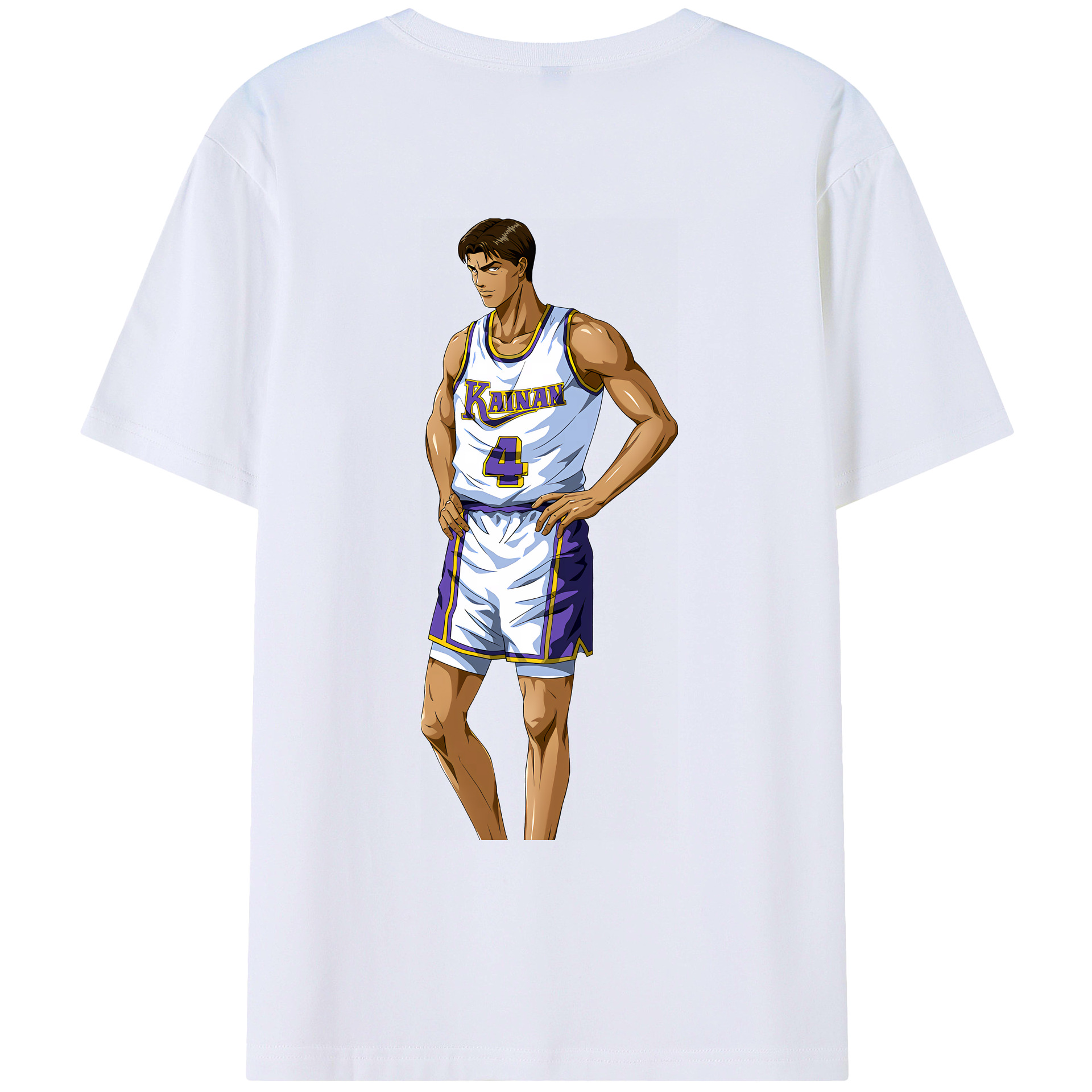 SLAM DUNK／スラムダンク レディース半袖Tシャツ(バックプリント)