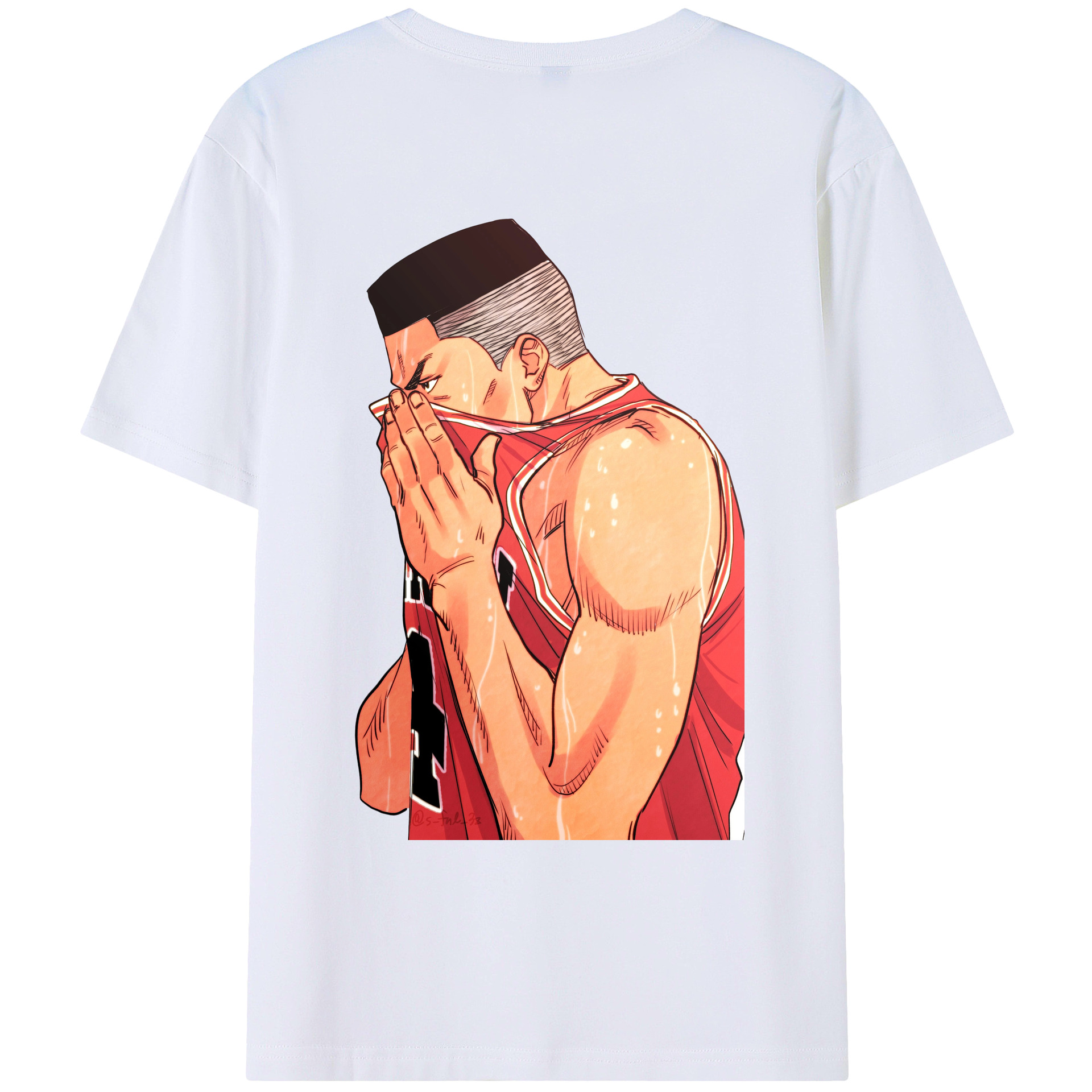 SLAM DUNK／スラムダンク レディース半袖Tシャツ(バックプリント)