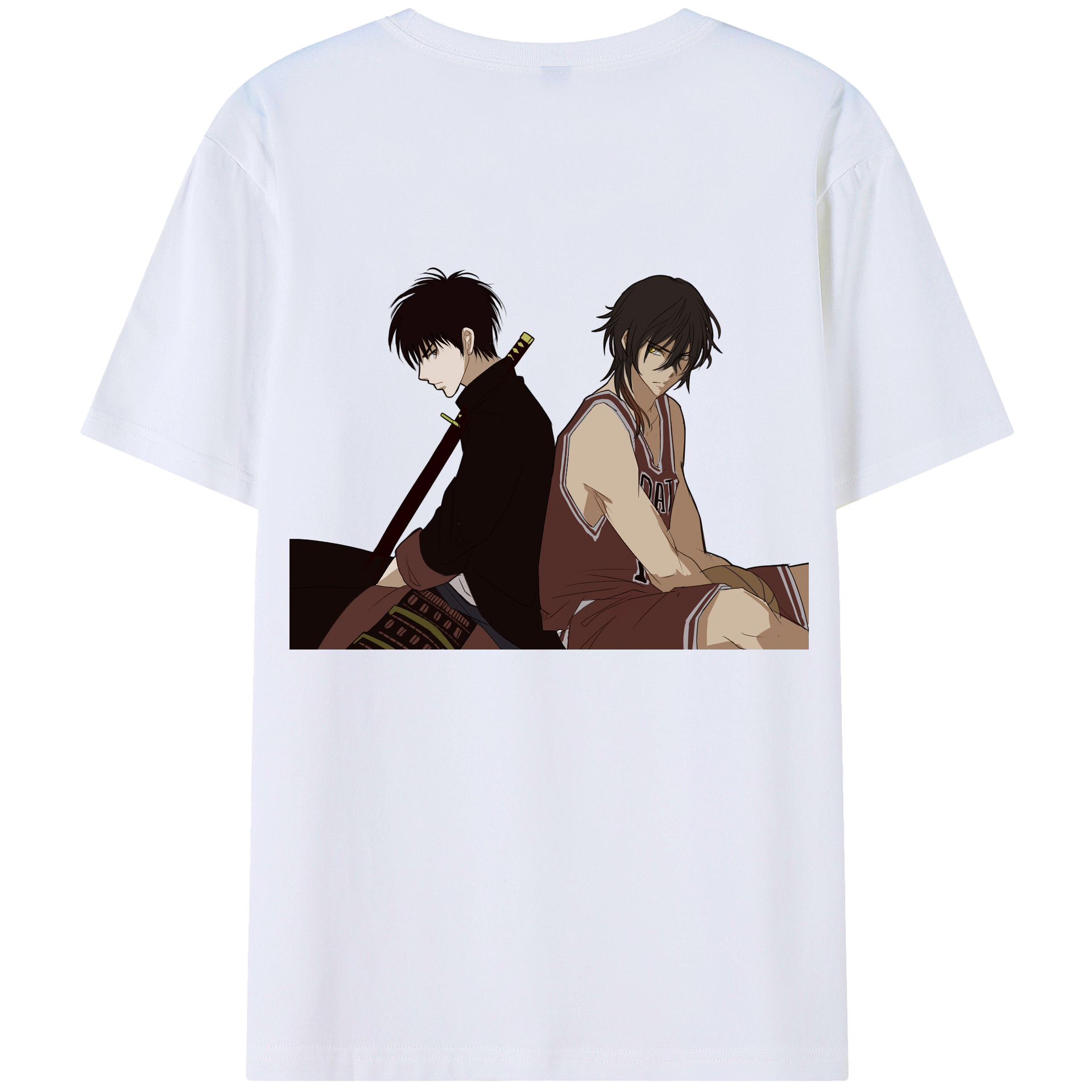 SLAM DUNK／スラムダンク レディース半袖Tシャツ(バックプリント)