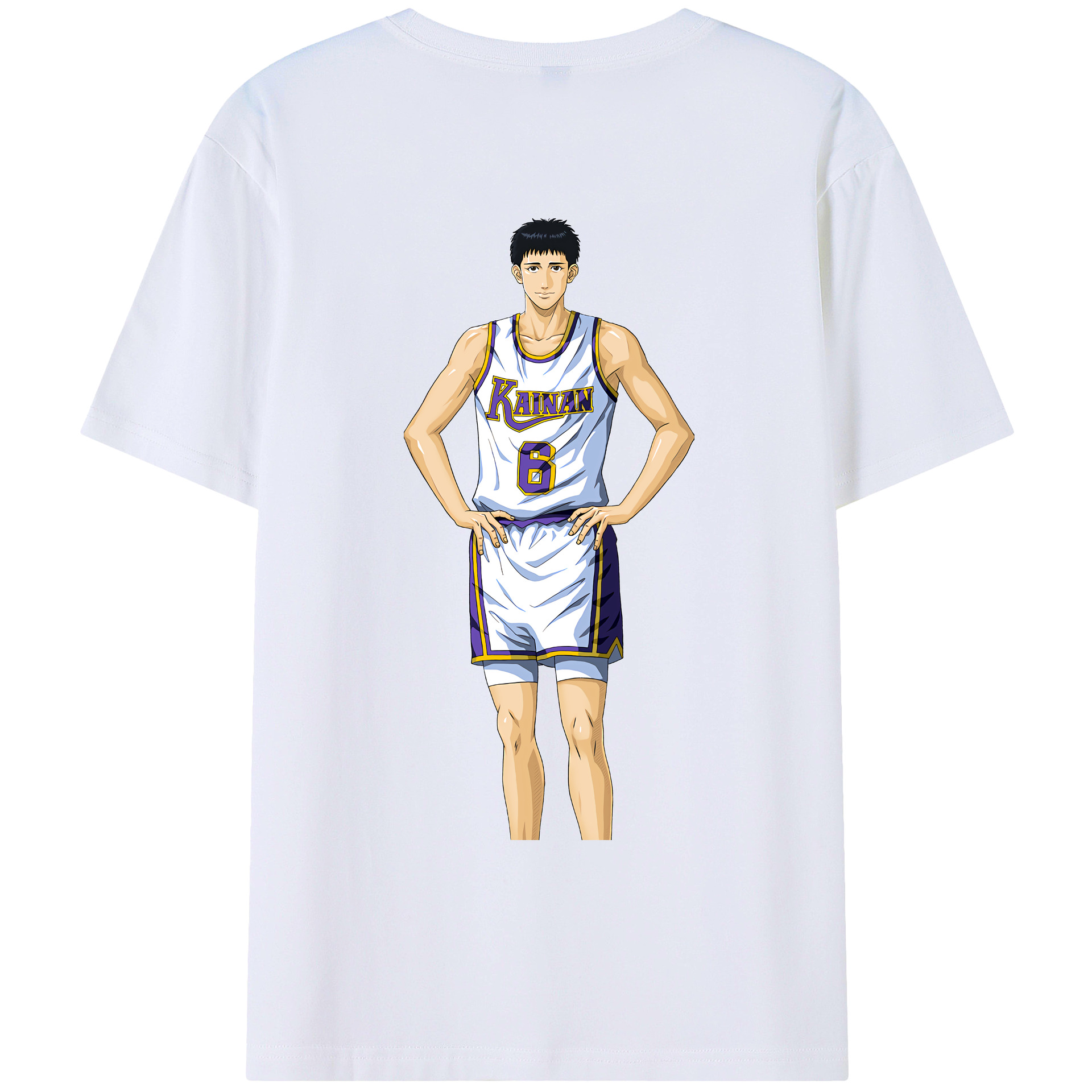 SLAM DUNK／スラムダンク レディース半袖Tシャツ(バックプリント)
