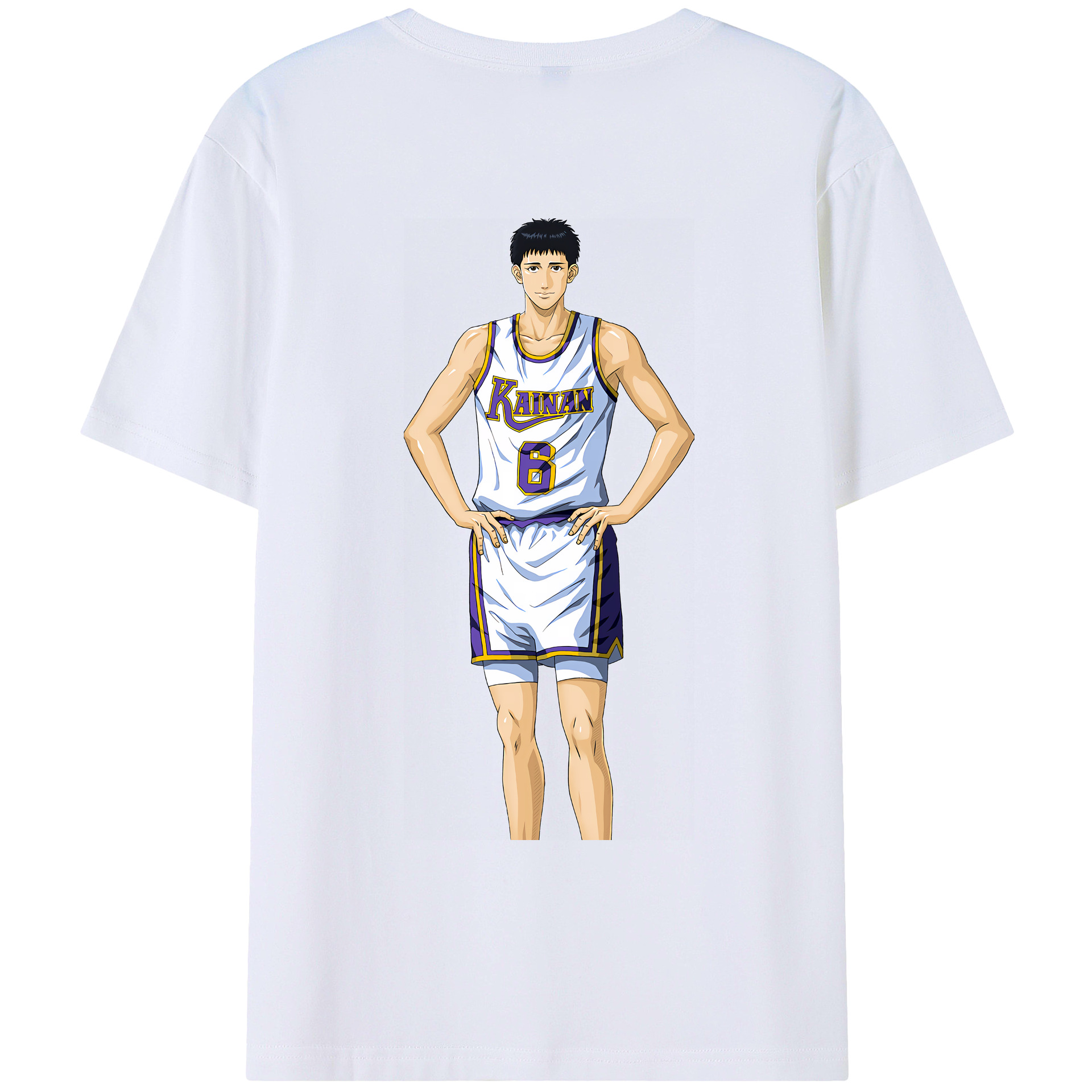SLAM DUNK／スラムダンク レディース半袖Tシャツ(バックプリント)