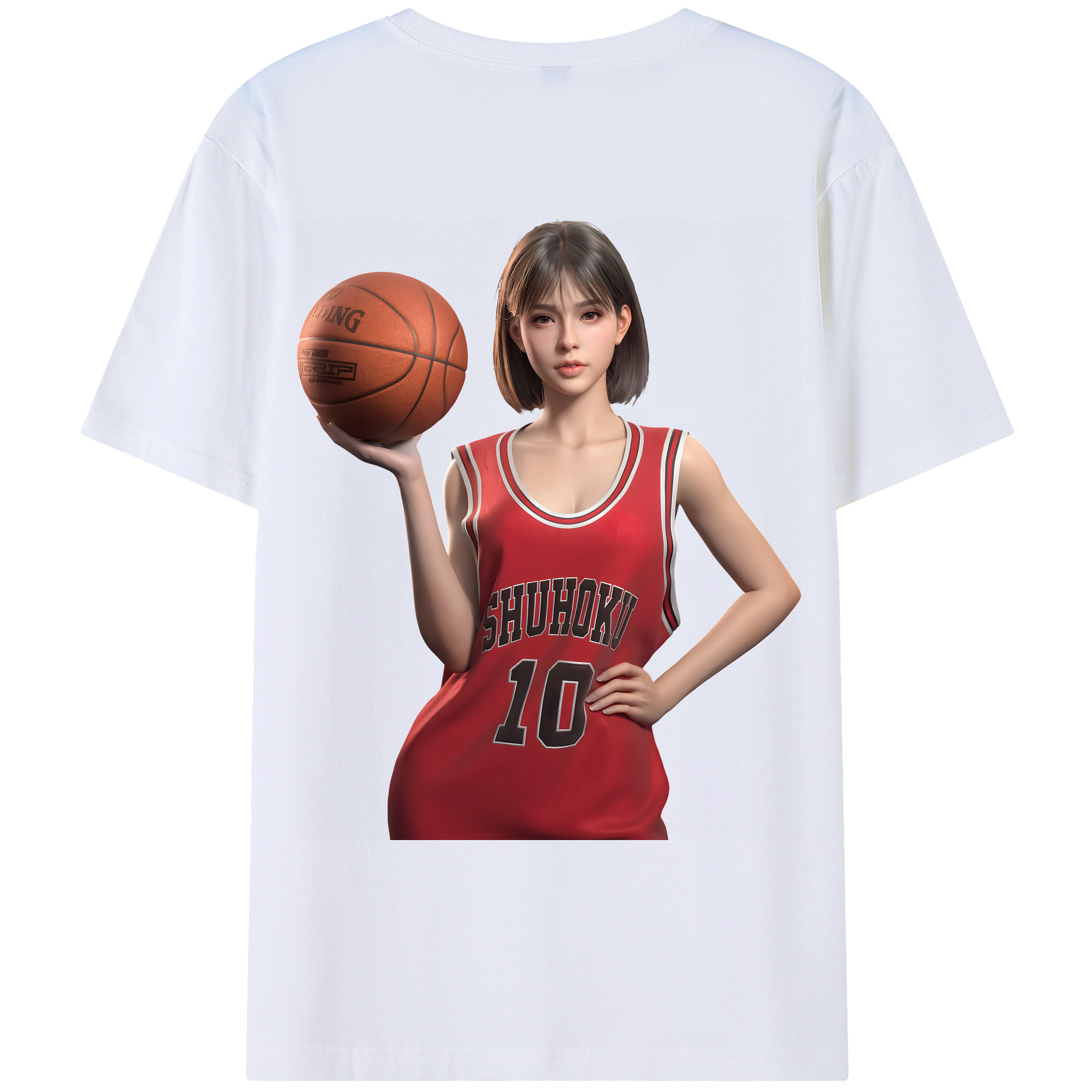 （画像用） SLAM DUNK／スラムダンク レディース半袖Tシャツ(バックプリント)