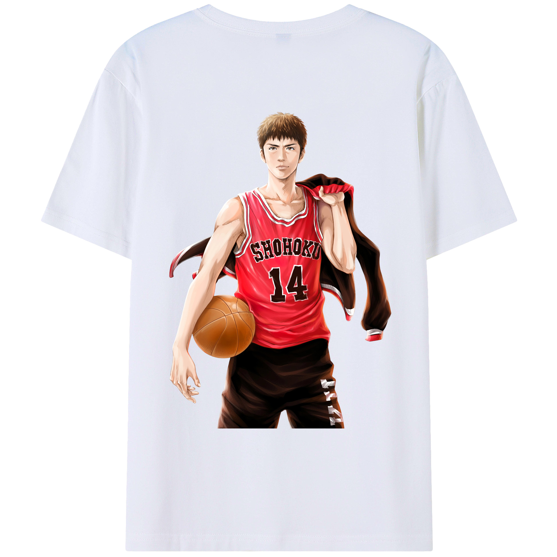 SLAM DUNK／スラムダンク レディース半袖Tシャツ(バックプリント)