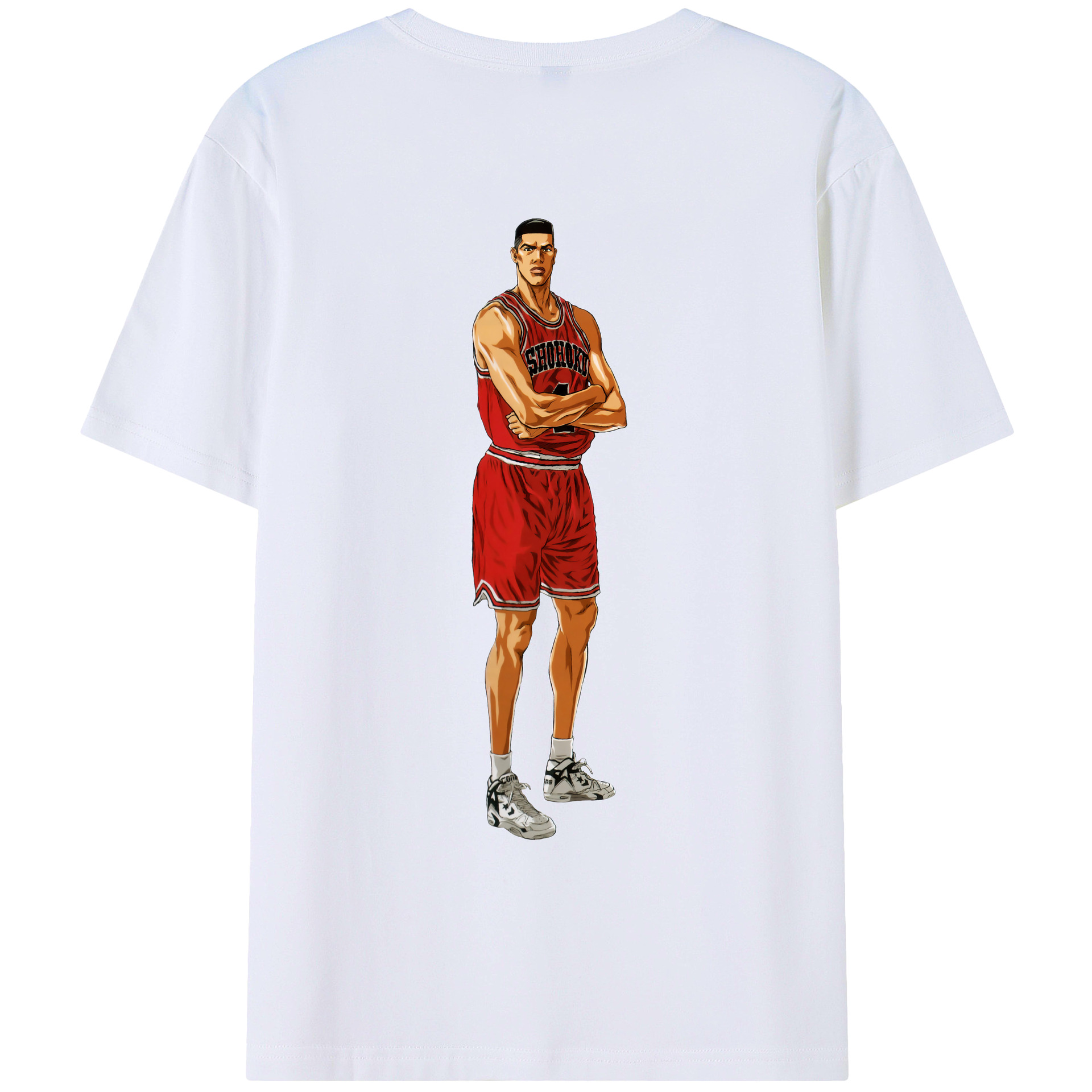 SLAM DUNK／スラムダンク レディース半袖Tシャツ(バックプリント)