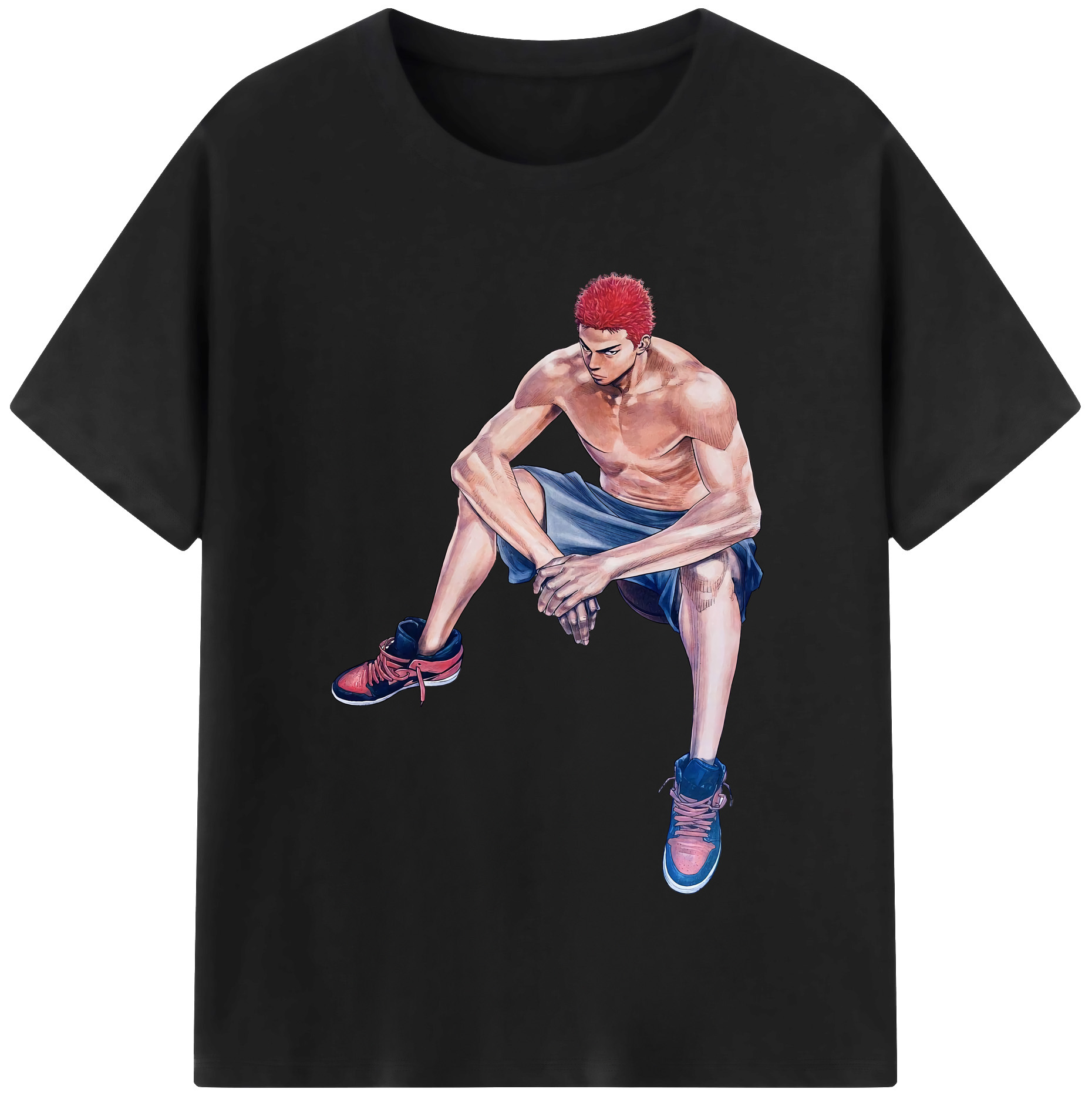 （画像用） SLAM DUNK／スラムダンク レディースカジュアルプリントTシャツ（綿100％）