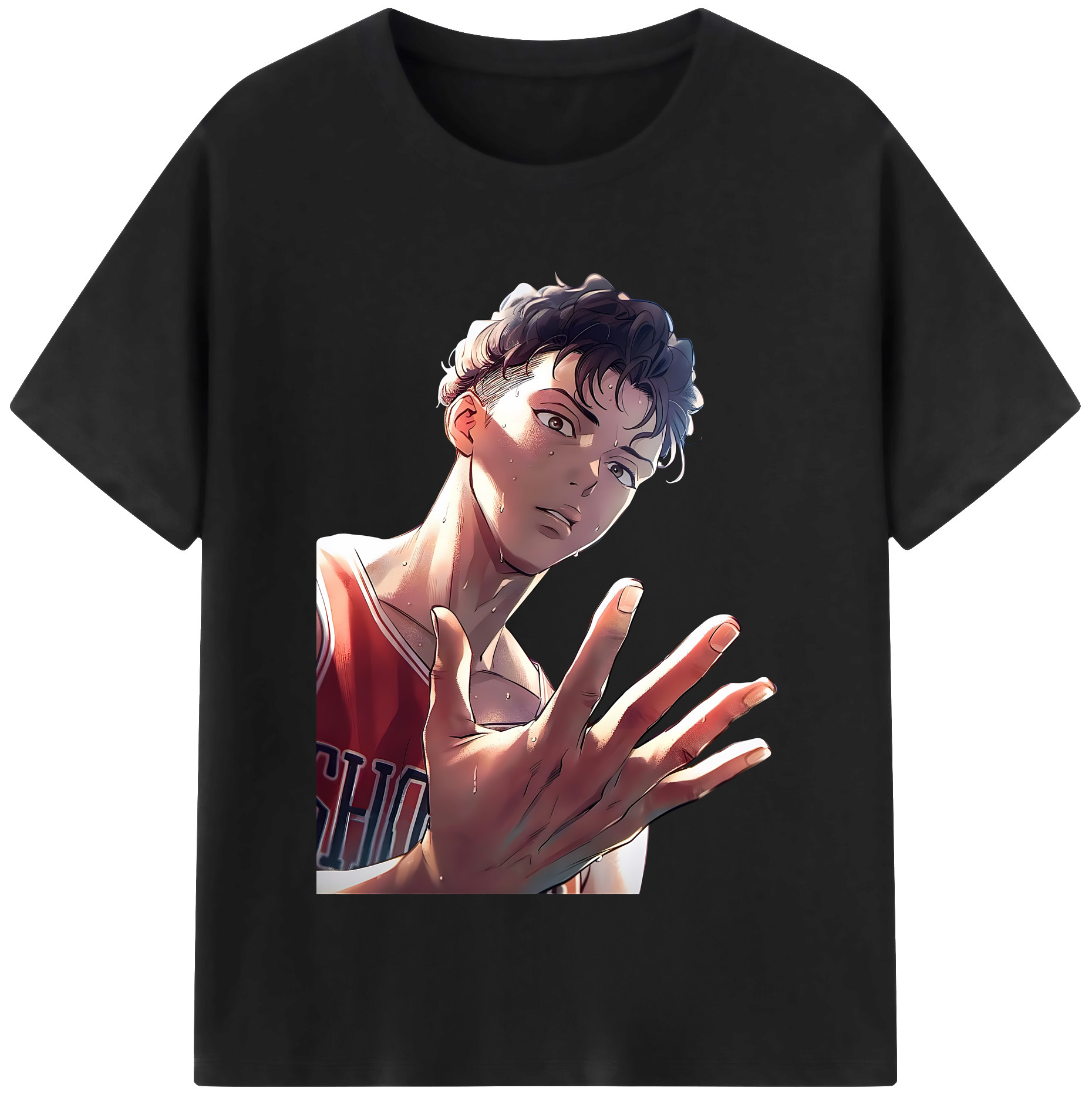 （画像用） SLAM DUNK／スラムダンク レディースカジュアルプリントTシャツ（綿100％）