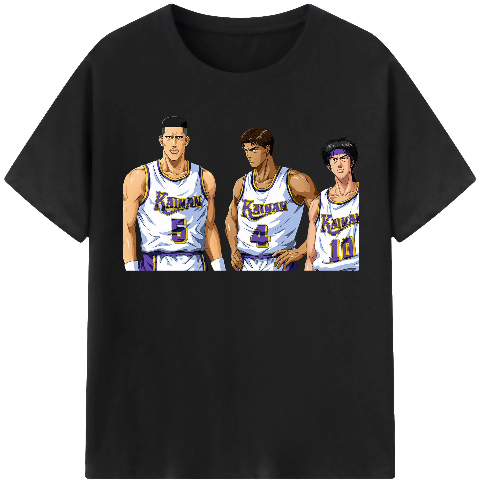 （画像用） SLAM DUNK／スラムダンク レディースカジュアルプリントTシャツ（綿100％）