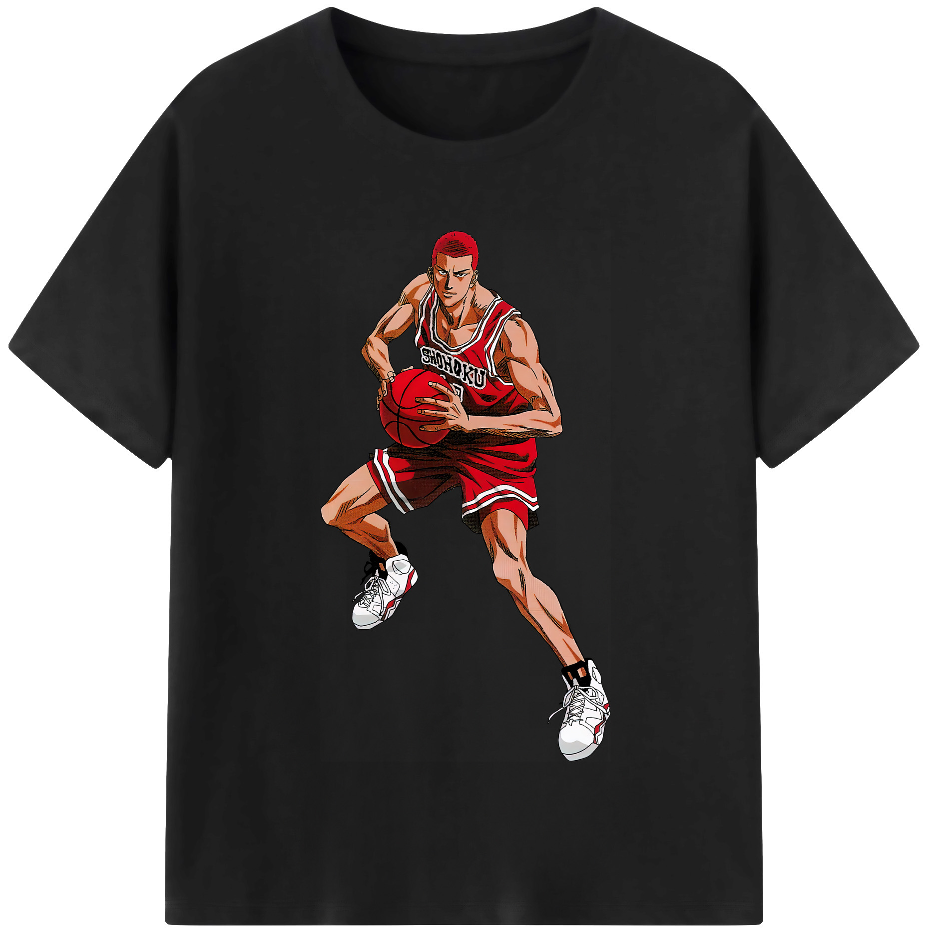 （画像用） SLAM DUNK／スラムダンク レディースカジュアルプリントTシャツ（綿100％）